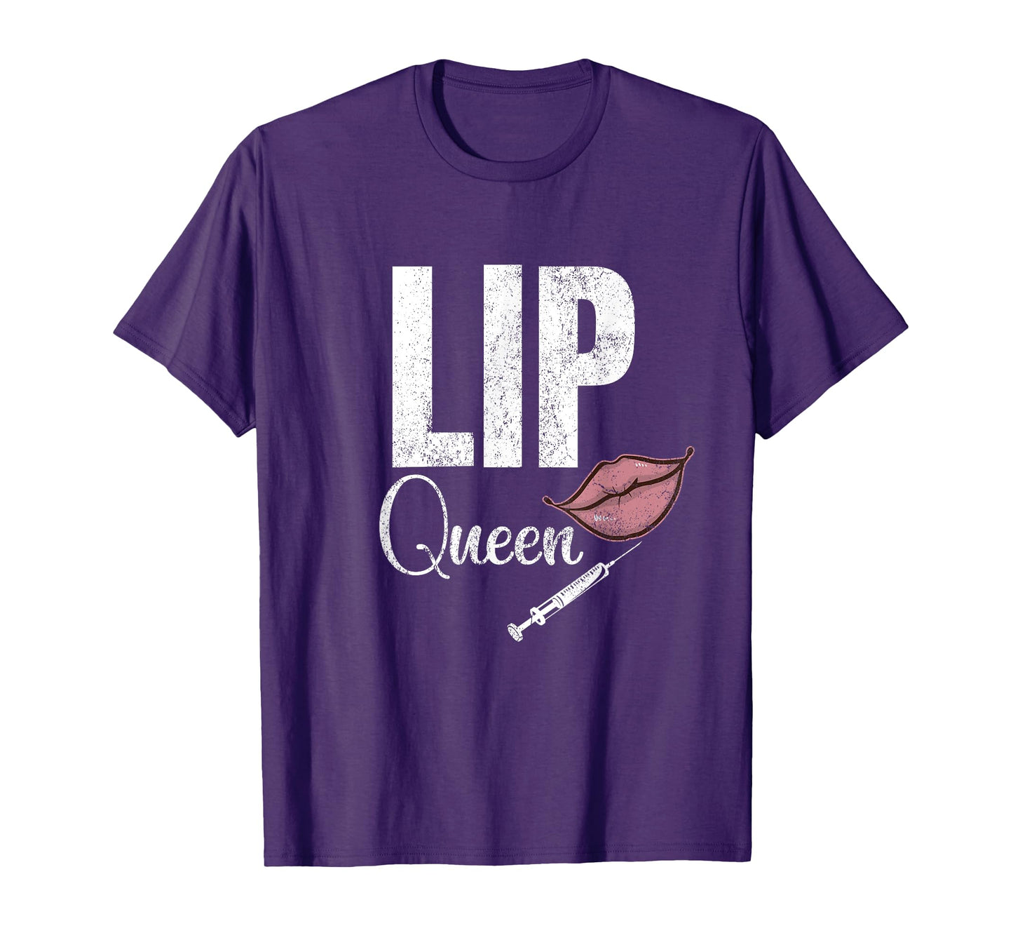 Vintage Lip Queen Injector Filler Aesthetic Nurse Injector T-Shirt