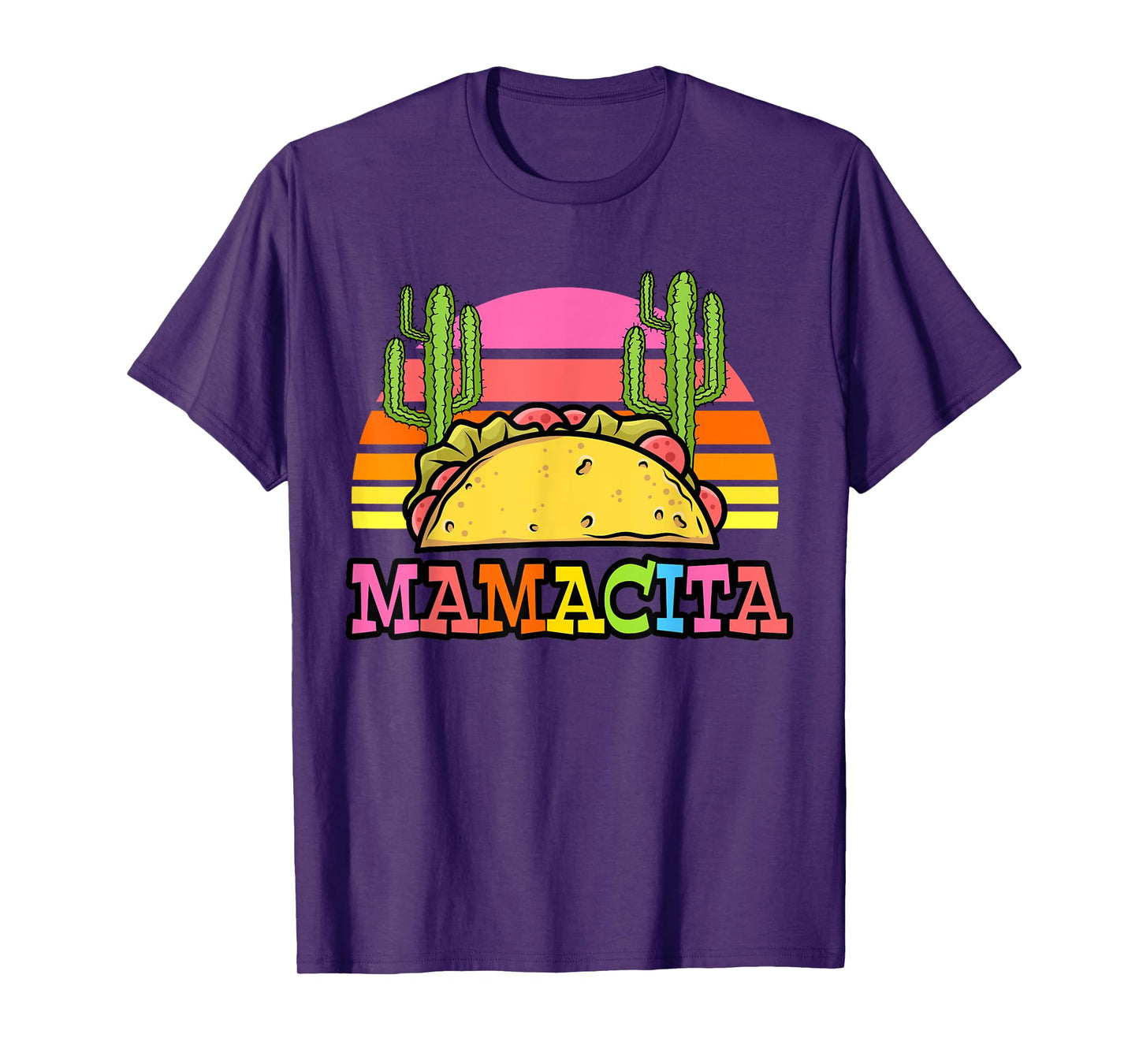 Mamacita Funny Taco Cactus Cinco De Mayo Fiesta Outfit Women T-Shirt