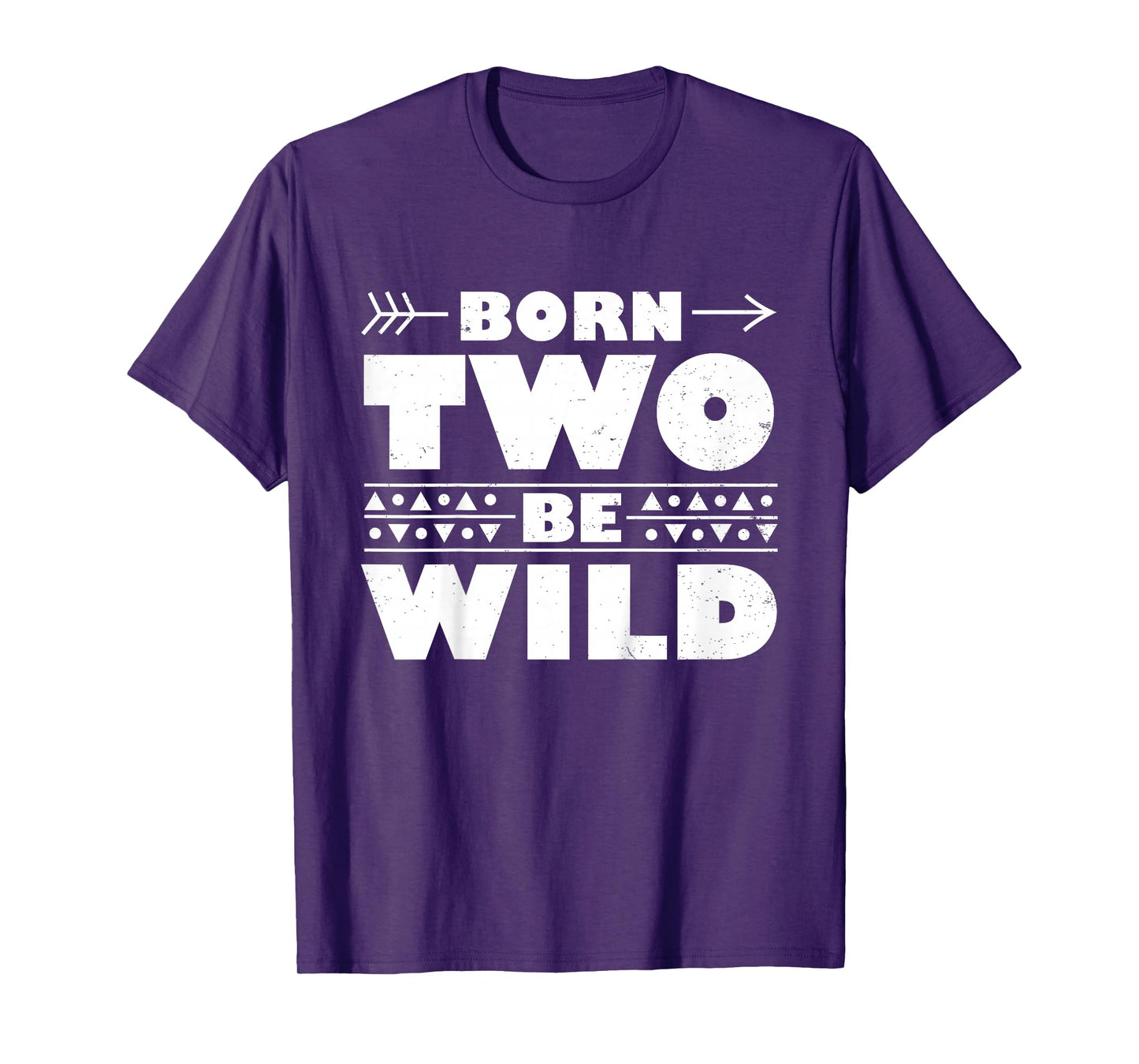 Born Two Be Wild Toddler Girl Birthday Shirt 2 Year Kid Gift T-Shirt