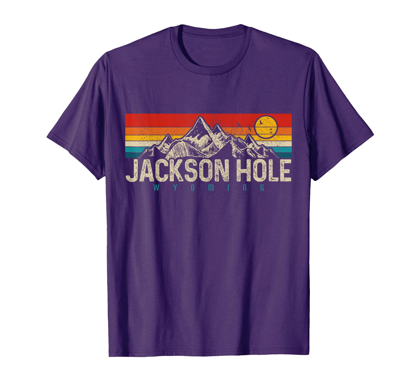Jackson Hole Wyoming Vintage Mountains Pride Gift T-Shirt