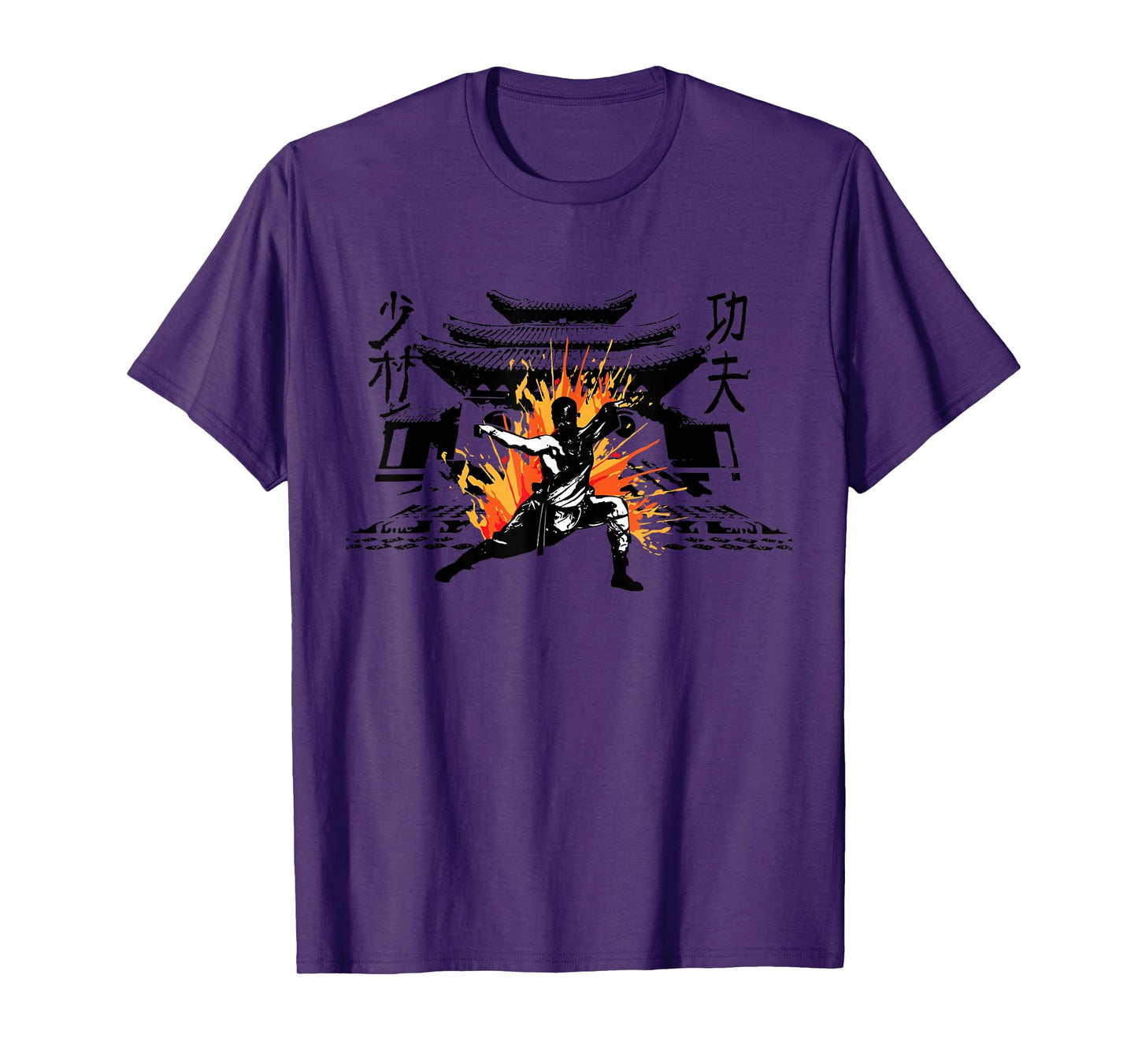 Shaolin Kung Fu Martial Arts Shaolin Monk Fighter T-Shirt