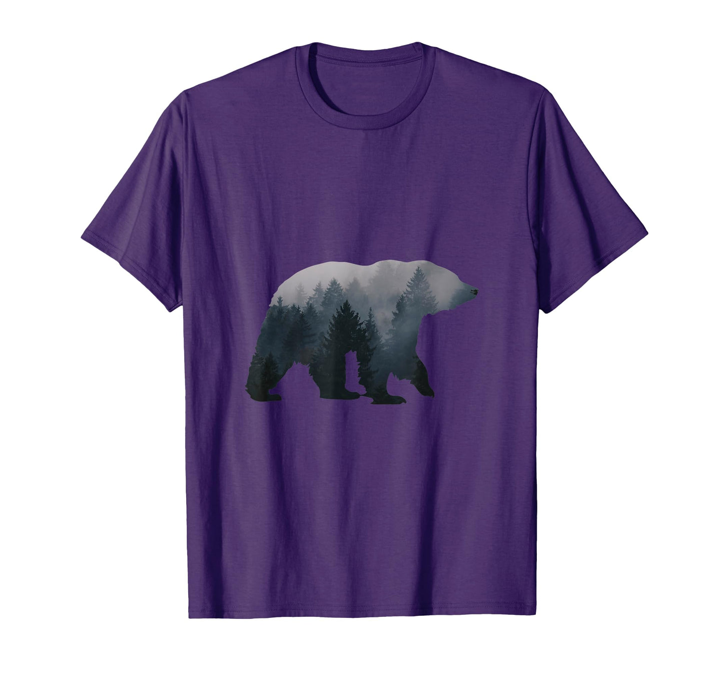 Bear illustration made of trees bears T-Shirt