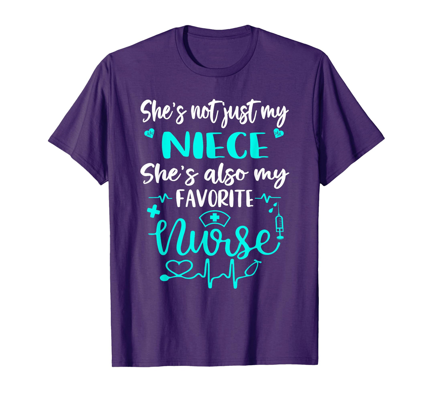 My Niece Is A Nurse Proud Nurse Aunt Uncle CNA RN LPN Family T-Shirt