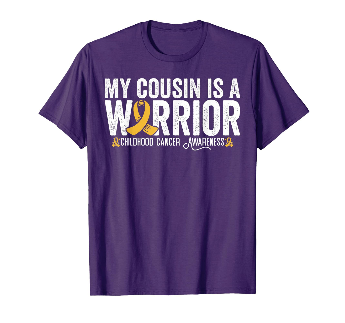 My Cousin Is A Warrior Childhood Cancer Awareness T-Shirt