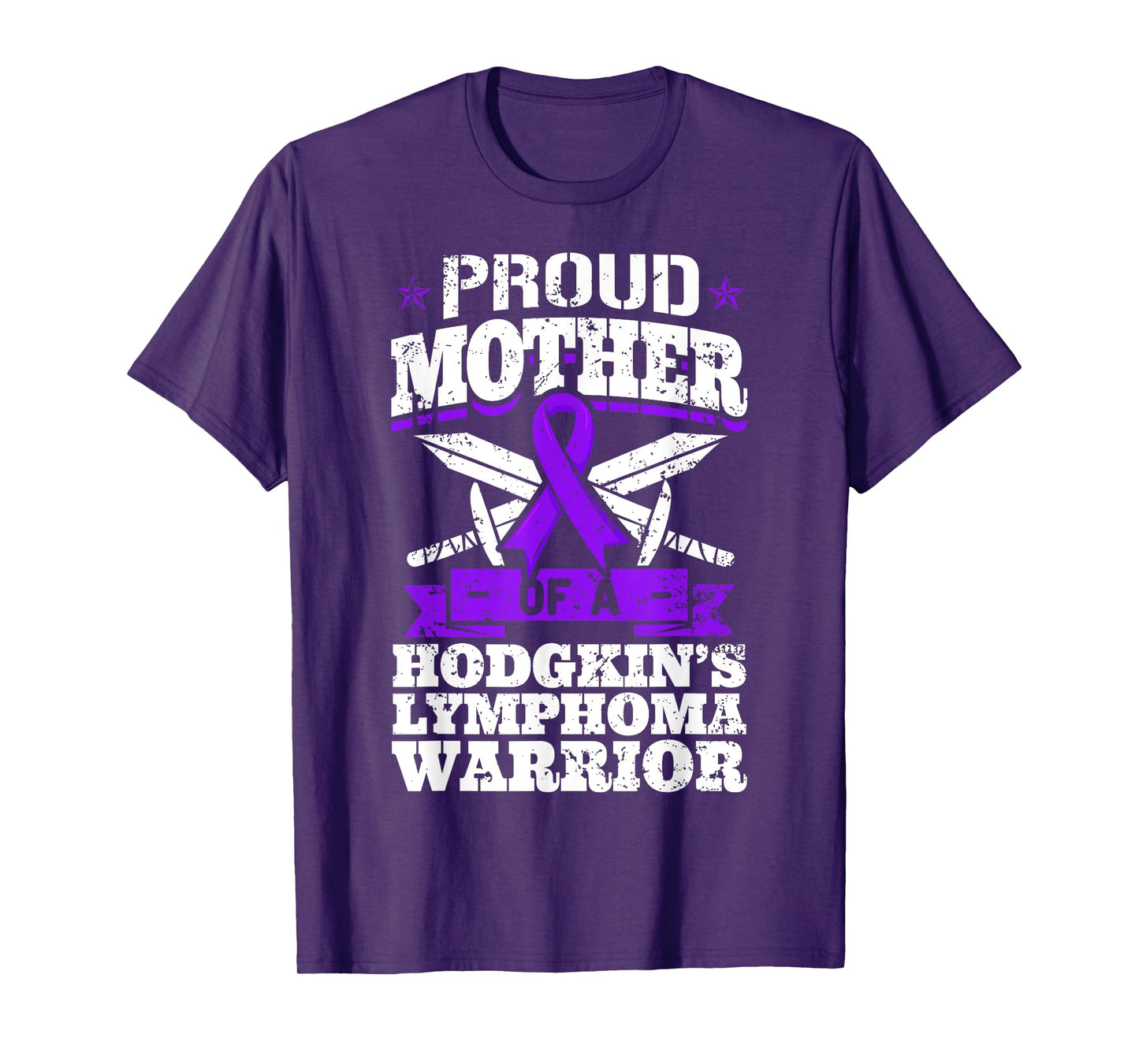 Proud Mother Of A Hodgkin's Lymphoma Warrior HL Awareness T-Shirt