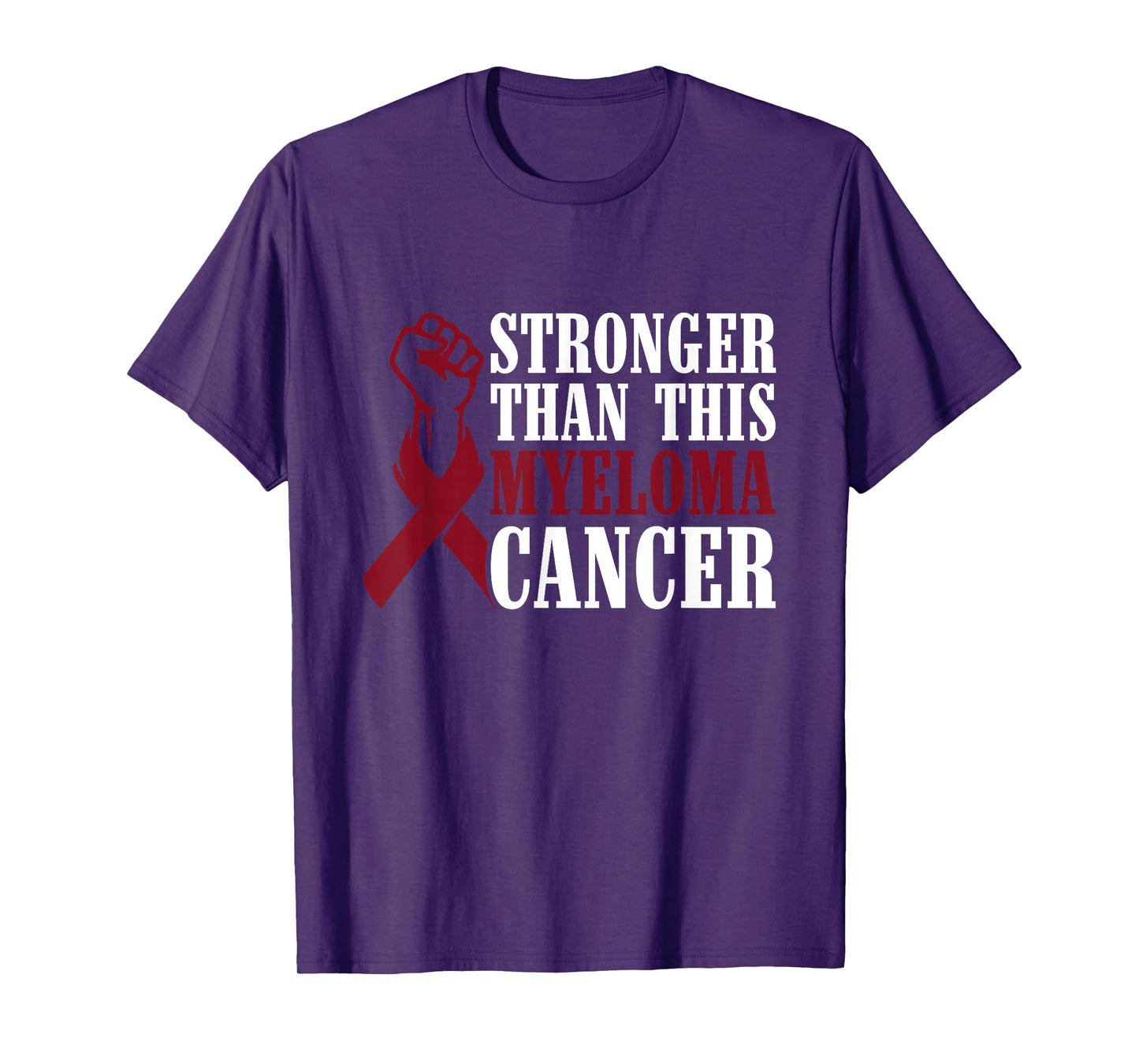Stronger Than This Myeloma Cancer Multiple Myeloma Awareness T-Shirt