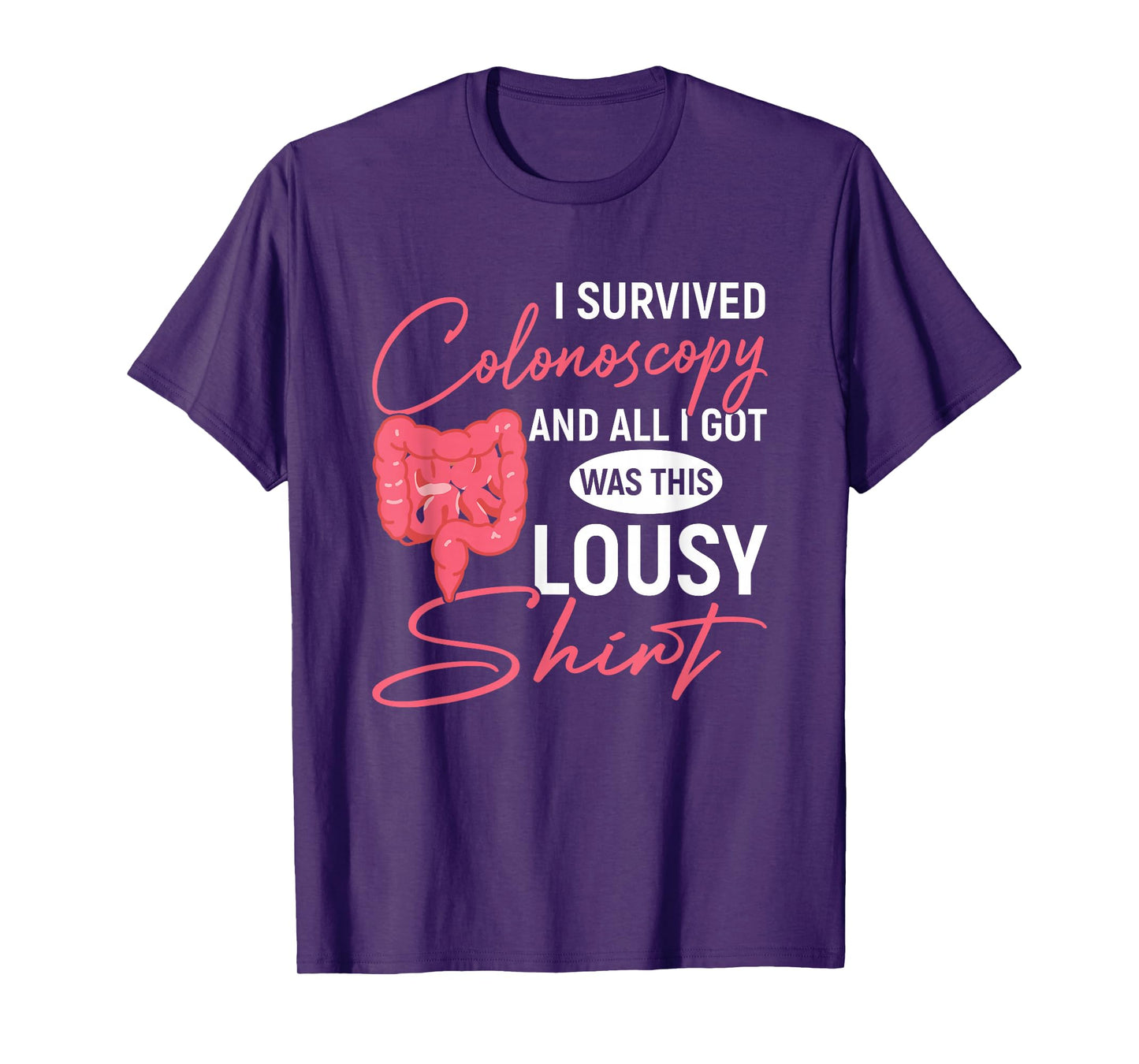 Colonoscopy Endoscopy T-Shirt, Small, Black