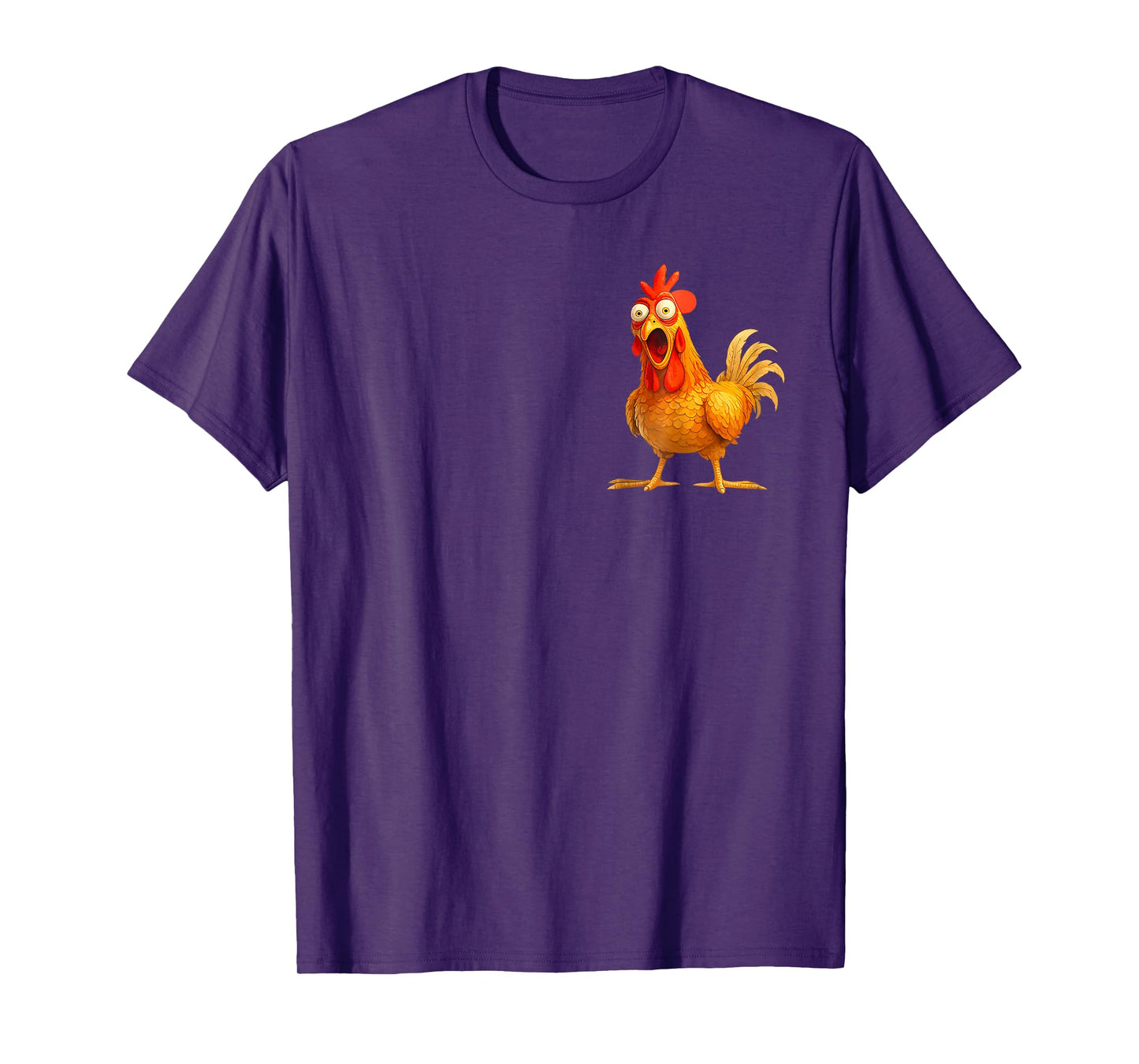 Funny F-Caw-F Chicken FCAWF Chicken 2 Side T-Shirt