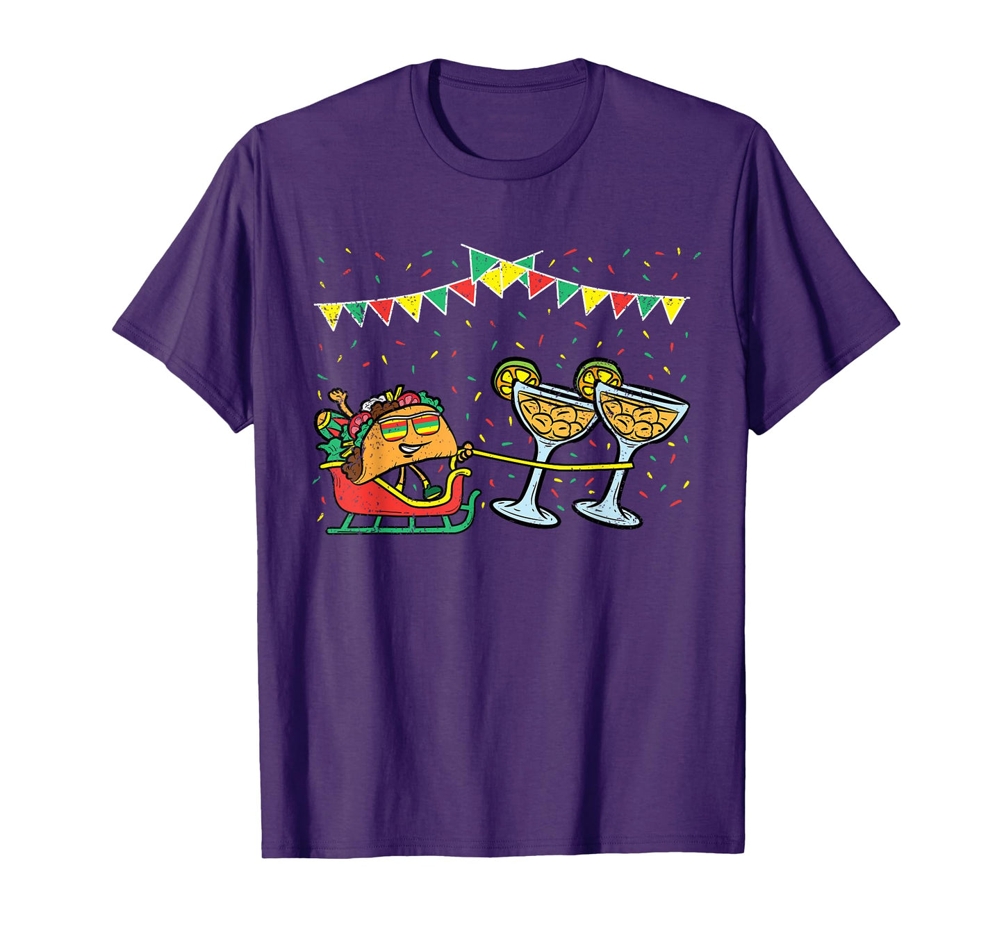 Taco Margarita Cinco De Mayo Mexican Food Fiesta Party T-Shirt