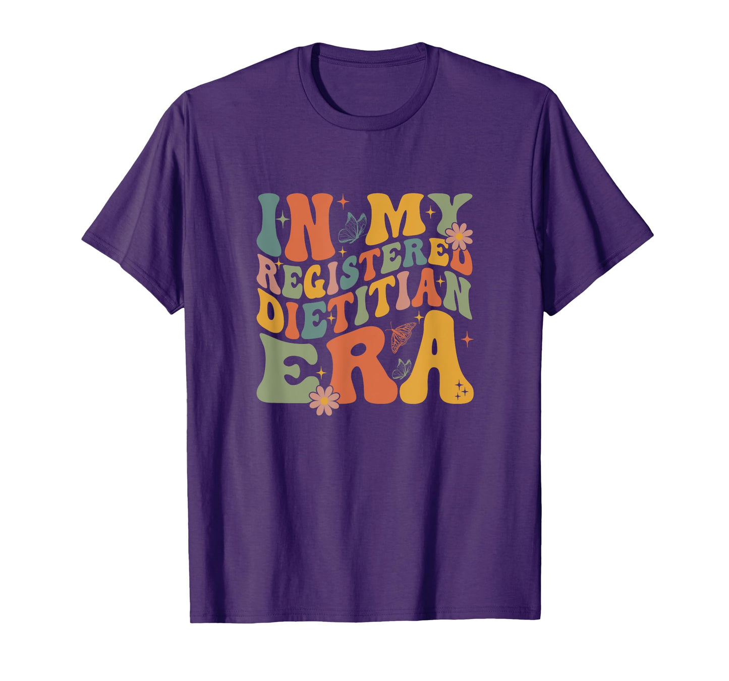 In My Registered Dietitian Era Groovy Funny Dietary Dietetic T-Shirt