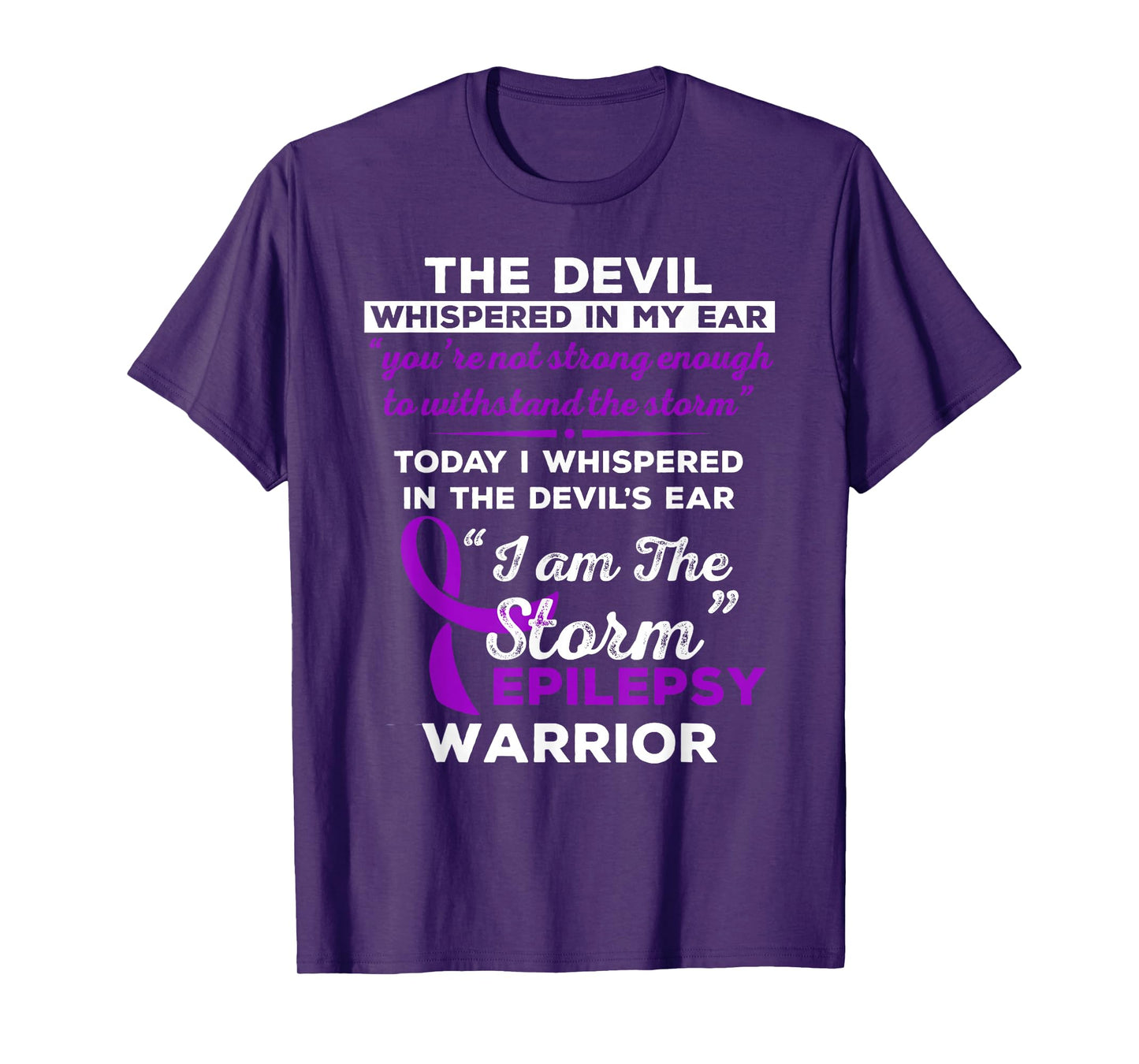 I Am the Storm Epilepsy Warrior T-Shirt T-Shirt
