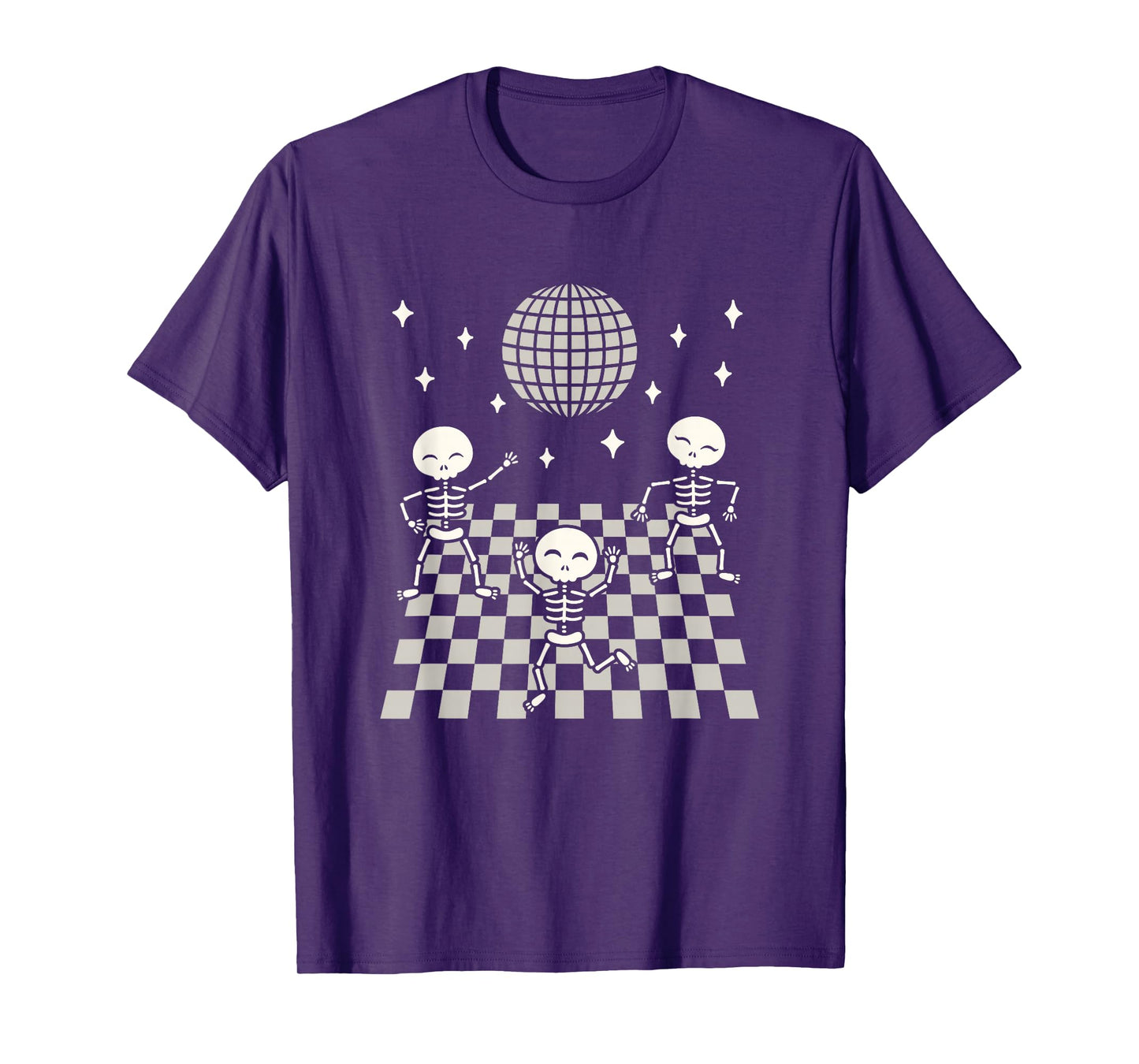 Skeletons Dancing at The Club with a Disco Ball T-Shirt