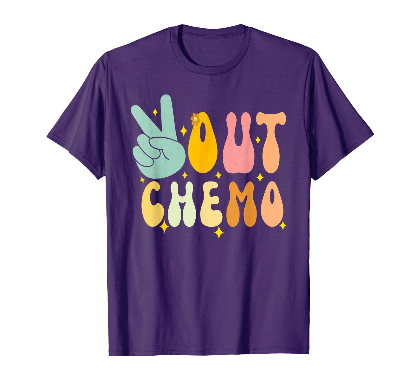 Peace-Out Chemo Last Day Of Chemo End Chemotherapy Cancer T-Shirt