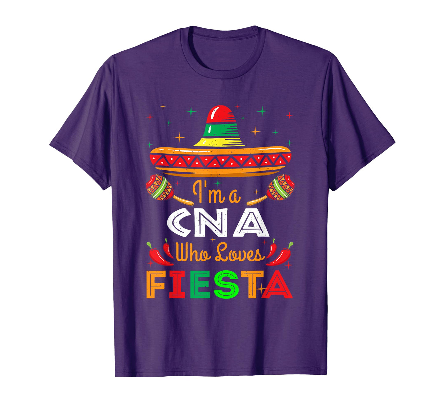 CNA Nurse Loves Fiesta Mexico Happy Cinco De Mayo T-Shirt