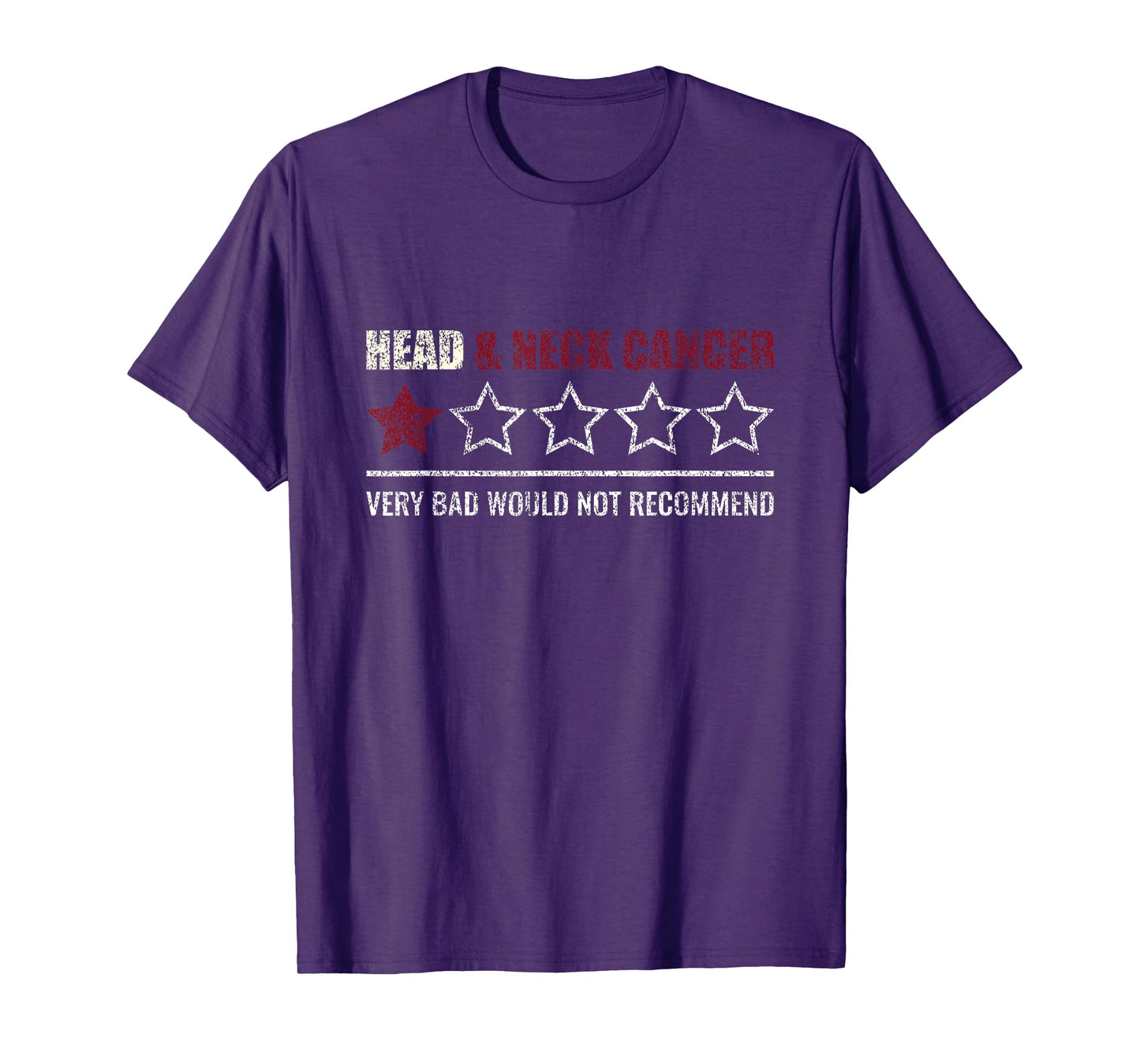 Funny Head & Neck Cancer Would Not Recommend Survivor T-Shirt