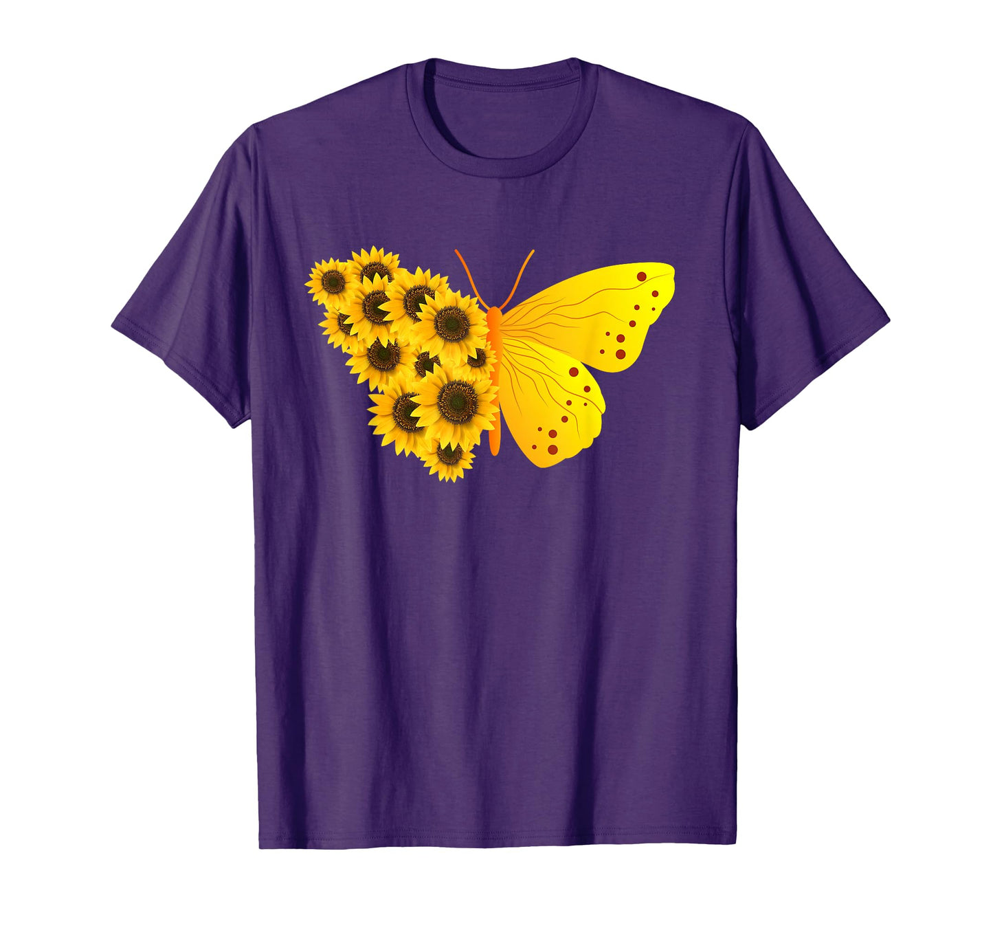 Sunflower Butterfly T-Shirt