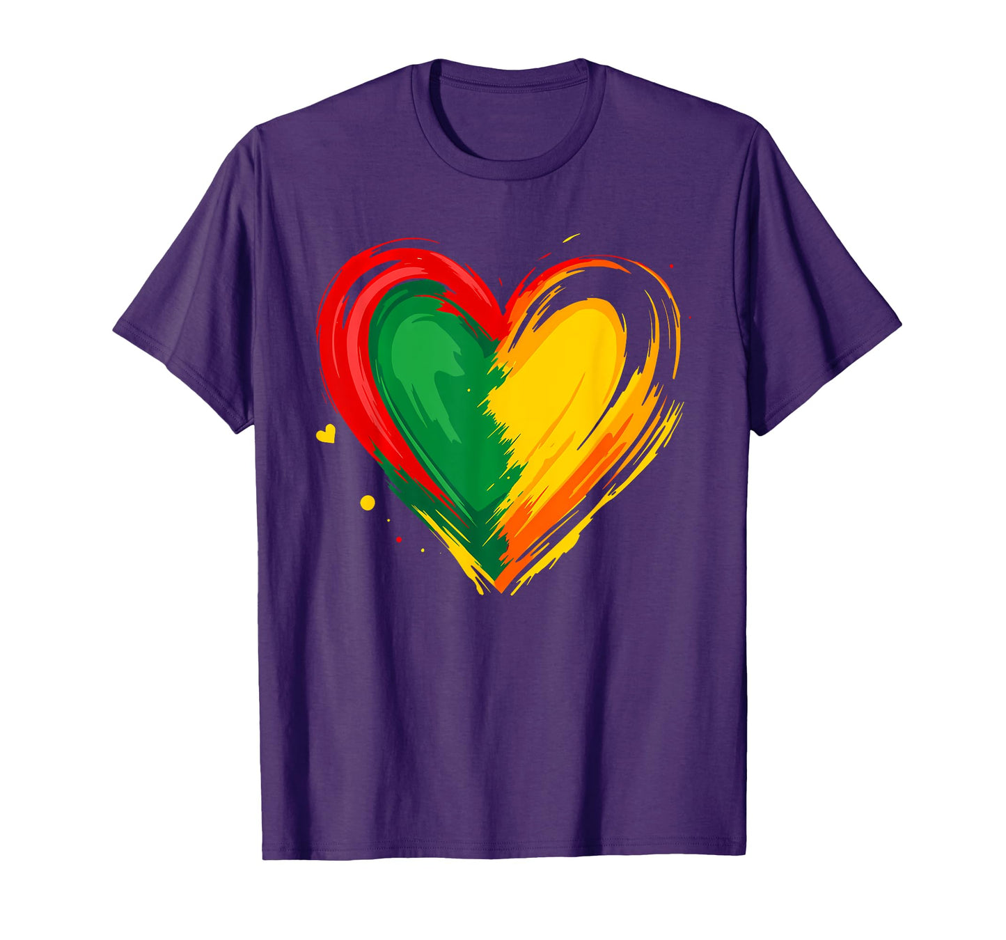 African Heart Black History Month African American T-Shirt