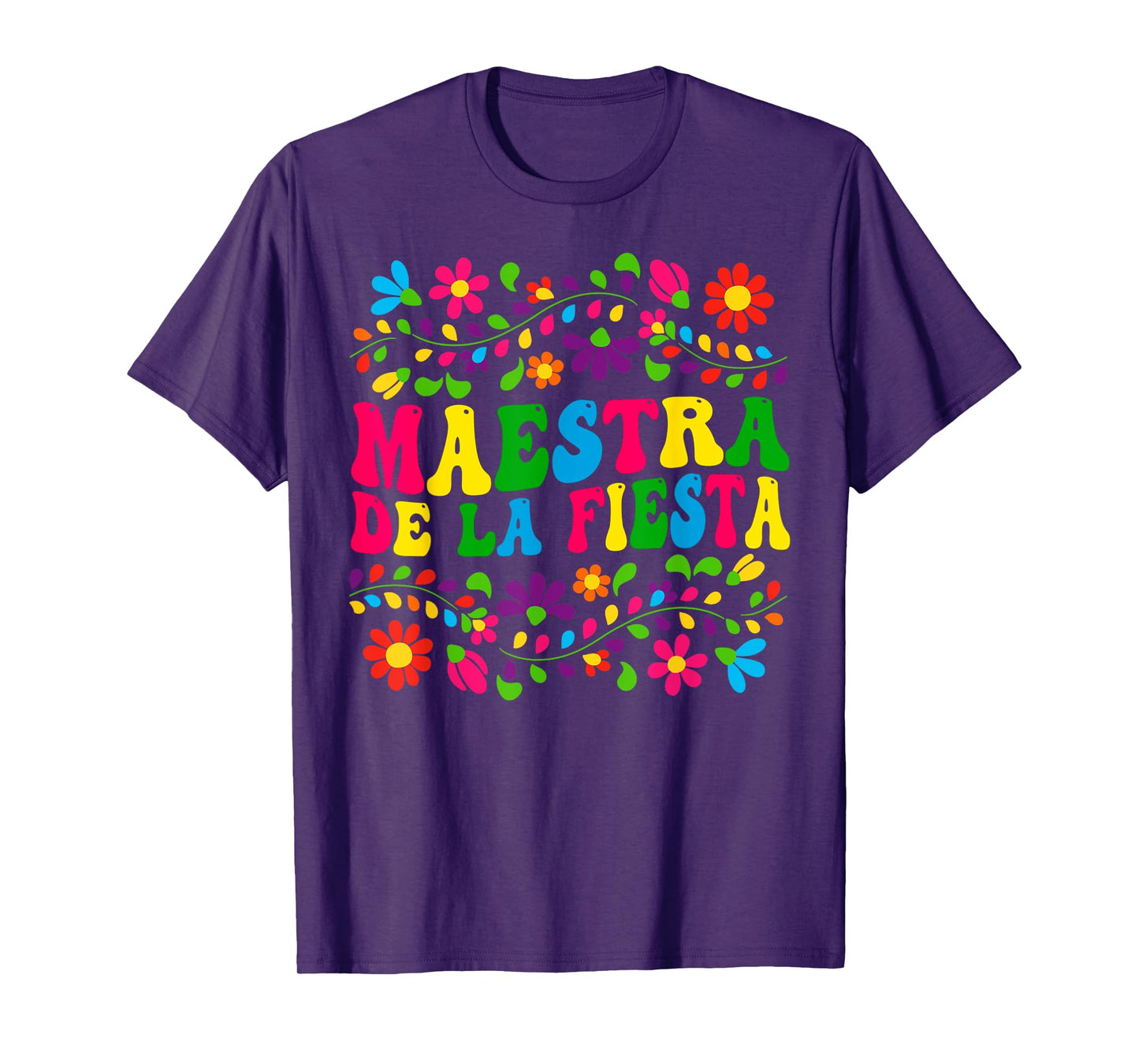 Cinco De Mayo Maestra Spanish Mexican Teacher For Women T-Shirt