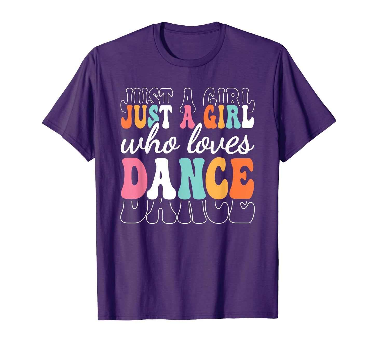 Just A Girl Who Loves Dance Cute Dancer Dancing Girl T-Shirt