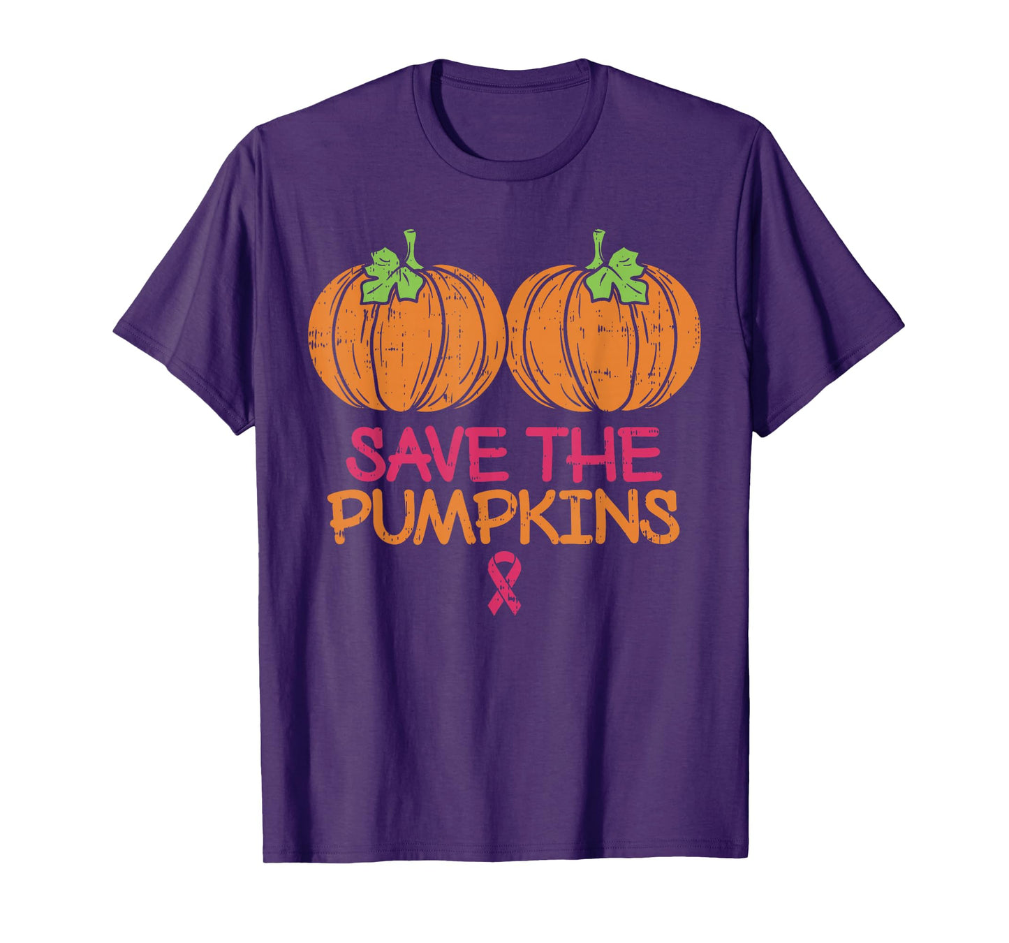 Save Your Pumpkins Shirt Breast Cancer Awareness Halloween T-Shirt