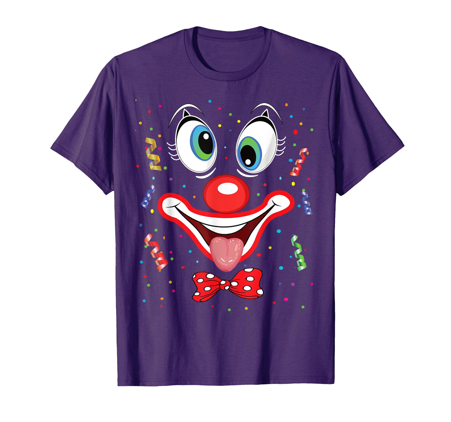 Carnival Clown Face Circus Costume Kids Men Women Carnivals T-Shirt