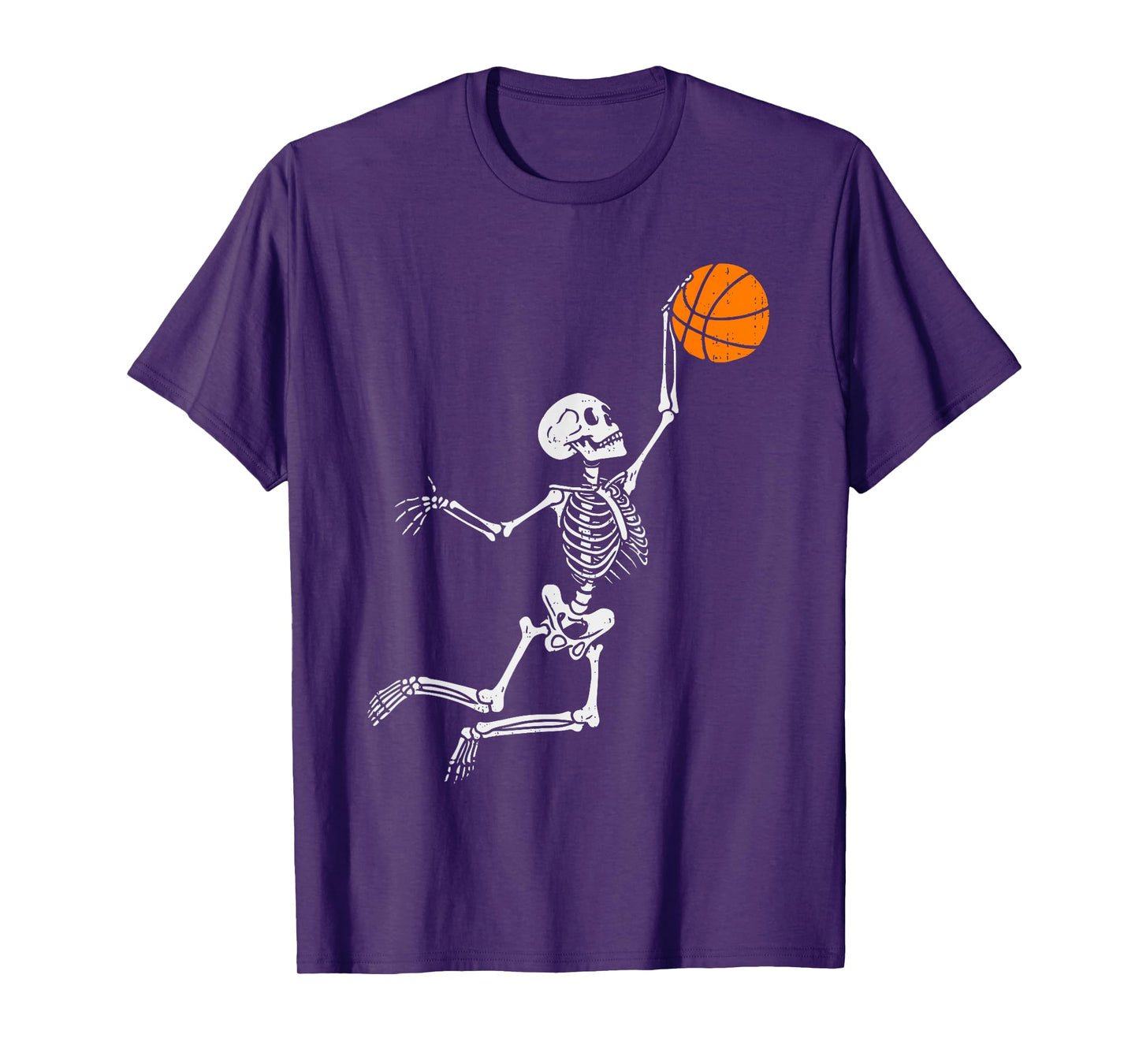 Skeleton Basketball Halloween Costume Mens Boys Teens Kids T-Shirt