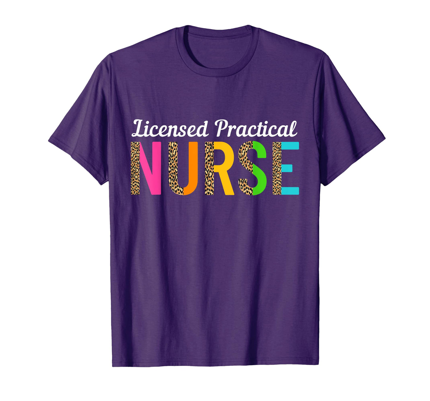 LPN Licensed Practical Nurse Graduation Leopard Print Women T-Shirt
