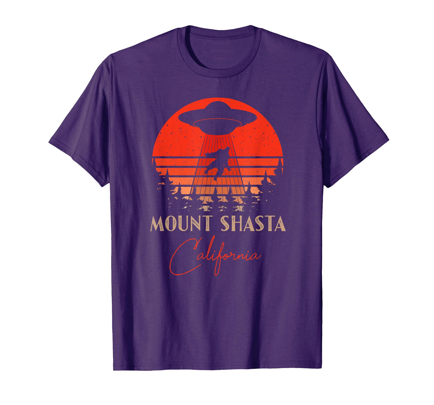 Mount Shasta California Souvenir Hiking T-Shirt