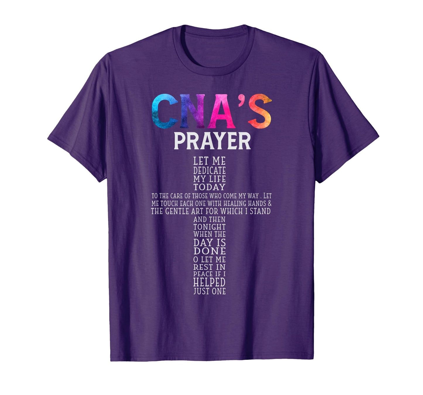 CNA Certified Nursing Assistant Gifts CNA Humor T-Shirt Women's Black Short Sleeve Crew Neck T-Shirt Small