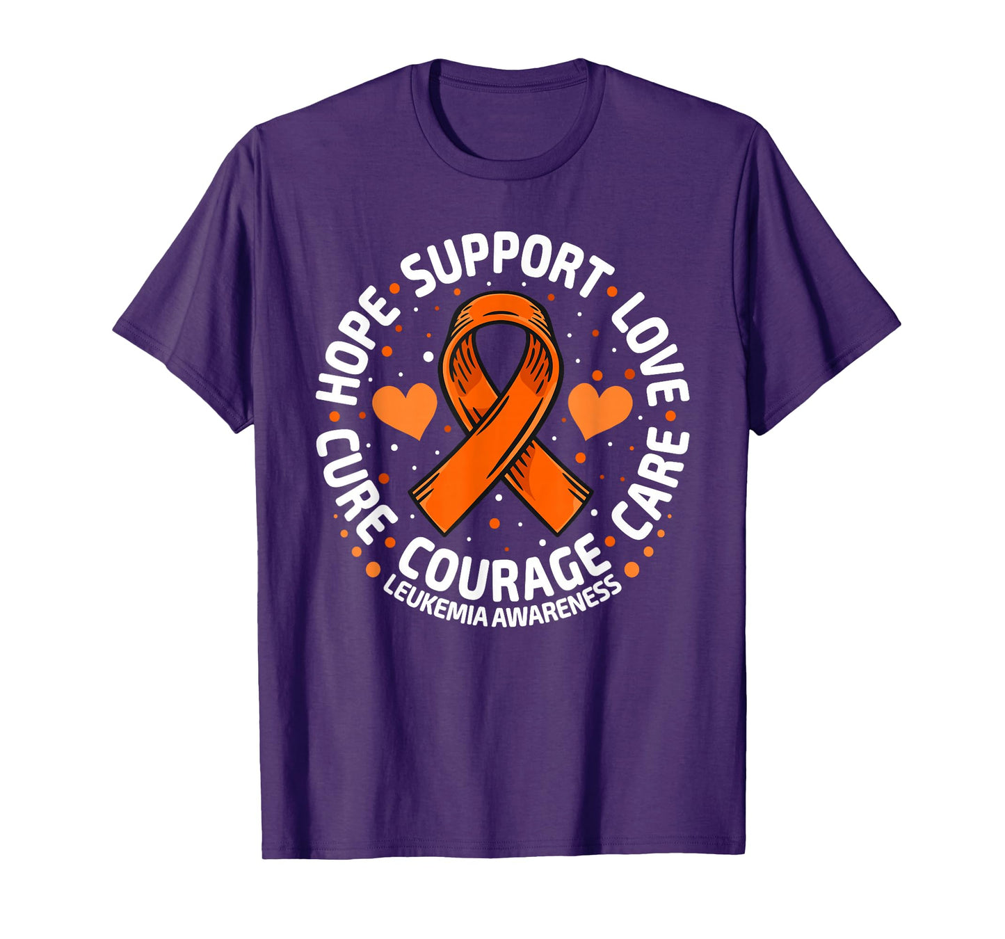 Leukemia Support Blood Cancer Tee Family Leukemia Awareness T-Shirt
