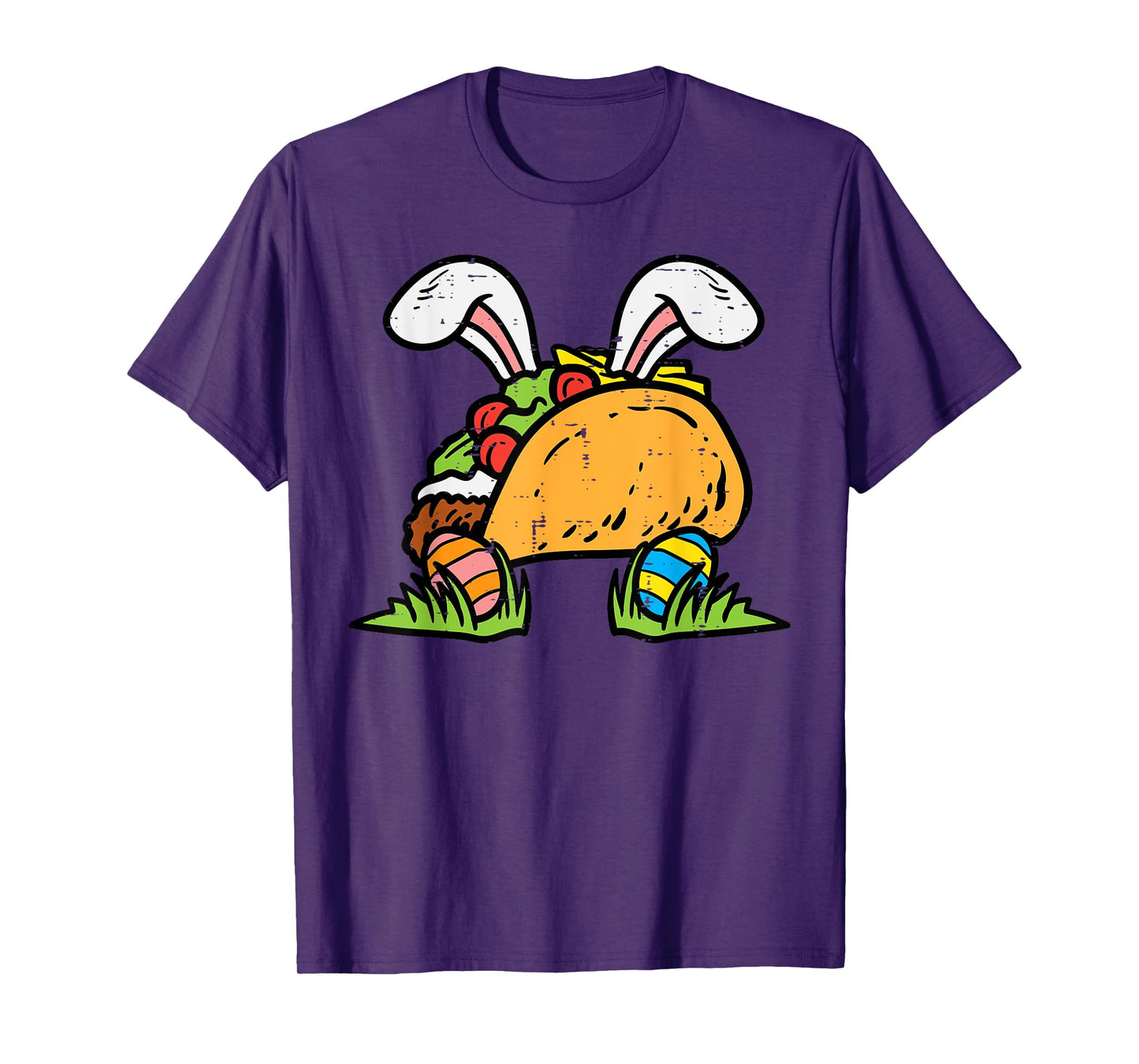 Easter Taco Bunny Funny Mexican Food Foodie Men Women Kids T-Shirt