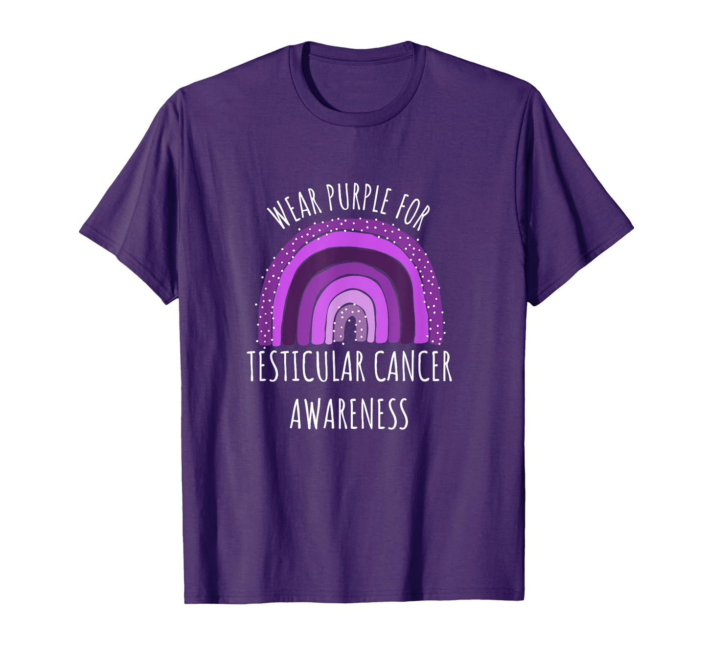 Wear Purple For Testicular Cancer Awareness Month T-Shirt