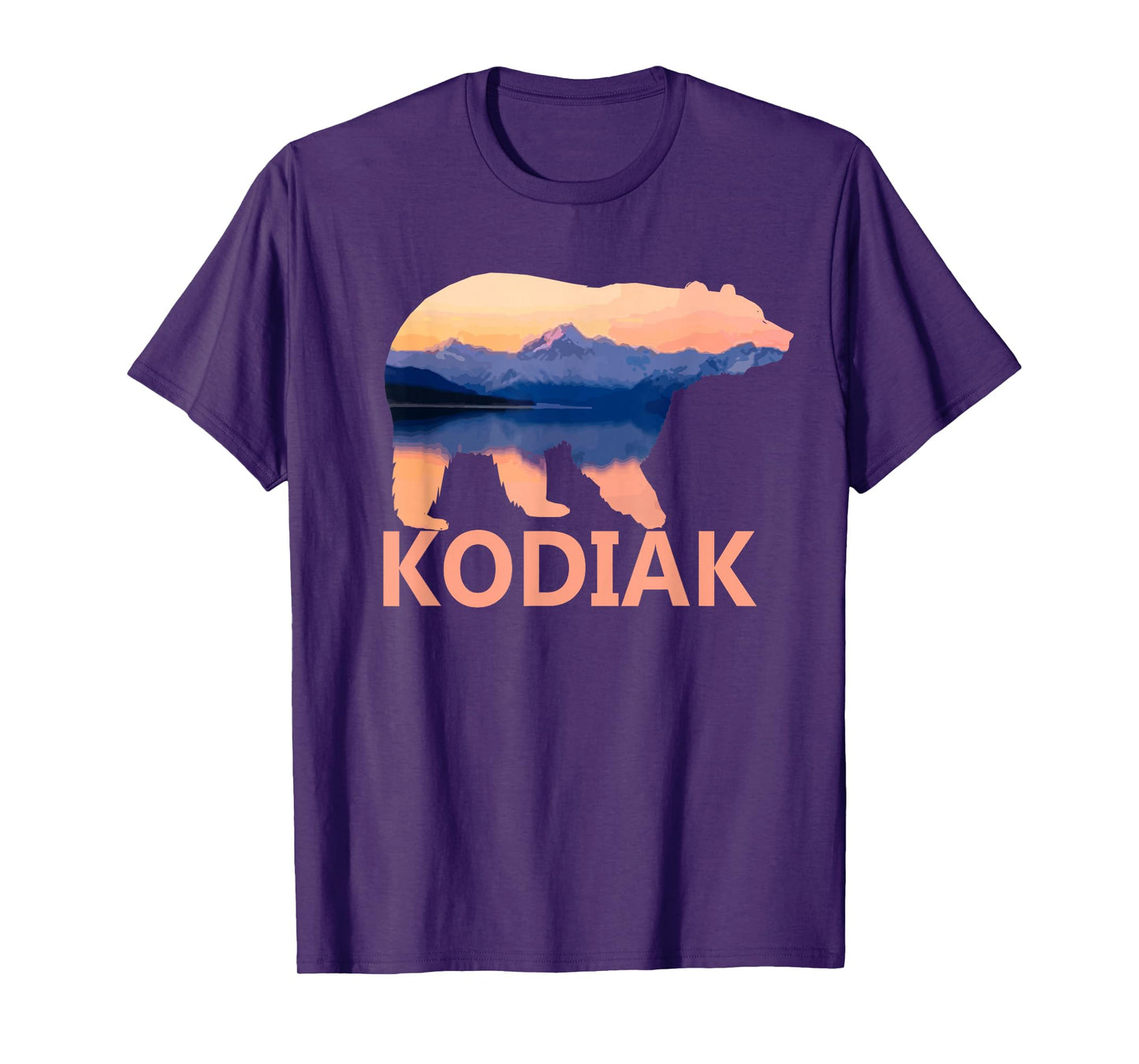 Kodiak Alaska Bear Nature Camping Outdoor Souvenir Gift T-Shirt