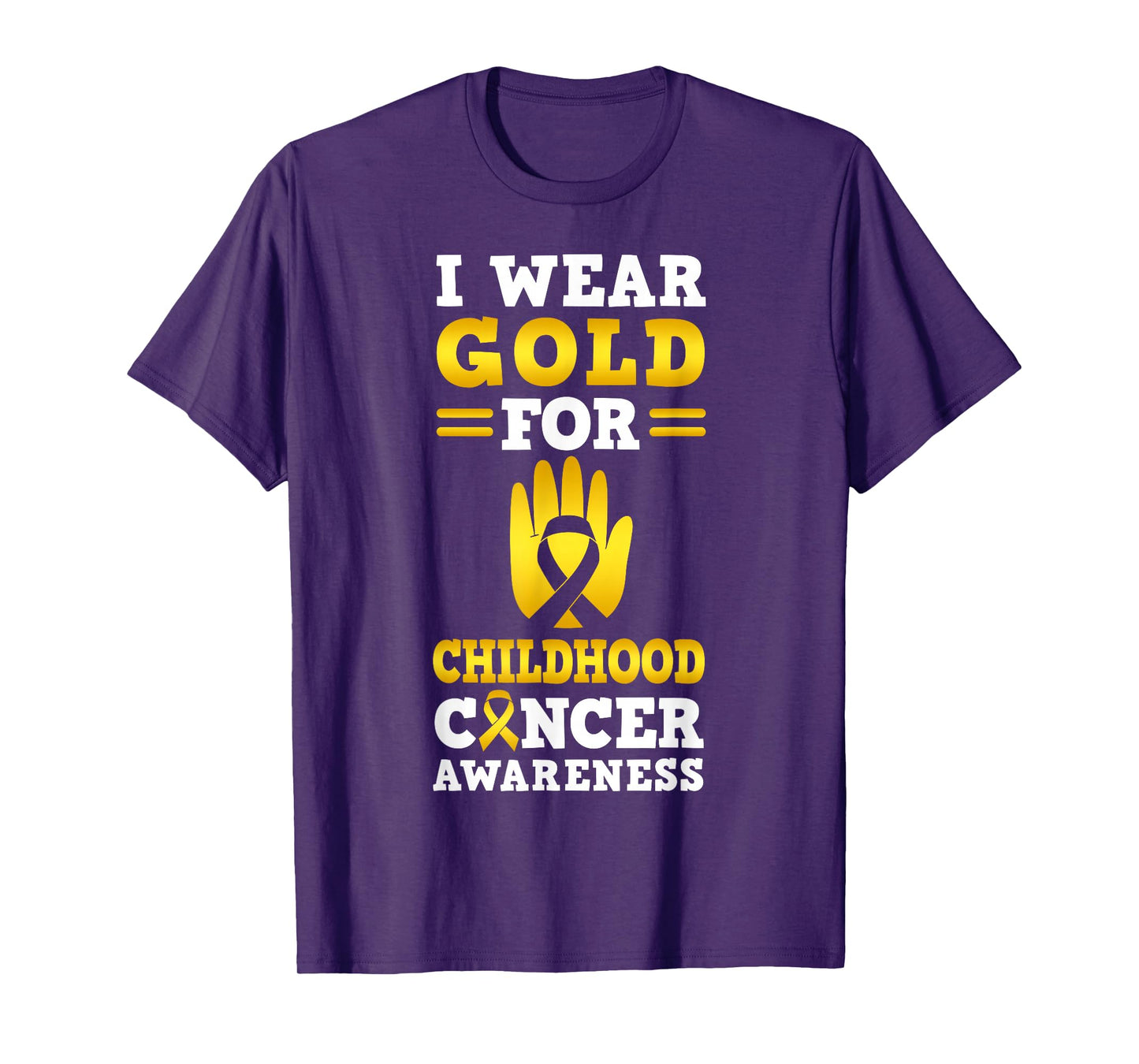 I Wear Gold For Childhood Cancer Awareness T-Shirt