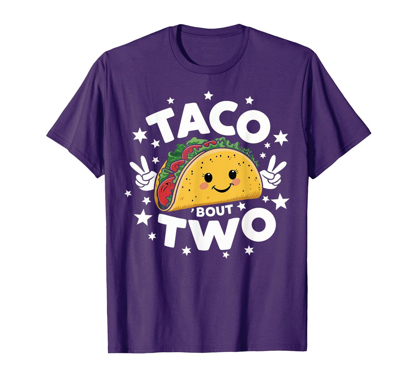 Taco Bout Two Taco Twosday Second Birthday Outfit Girl Boy T-Shirt