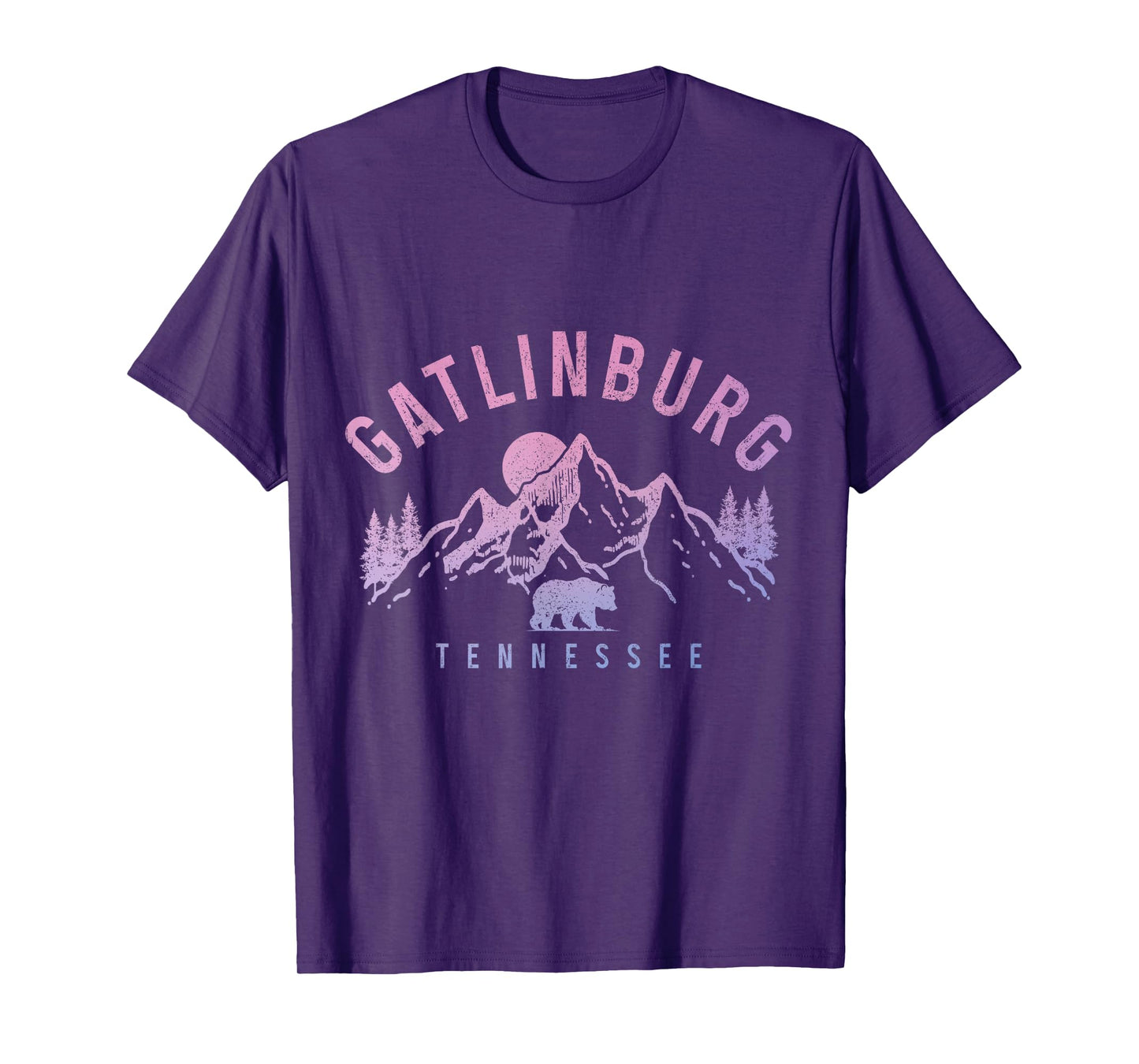 Gatlinburg Tennessee Mountains Bear Nature Vintage T-Shirt