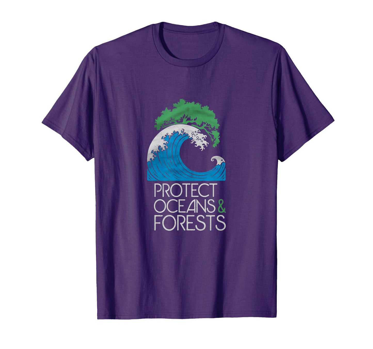 Nature Lover Earth Day Protect Oceans and Forests T-Shirt
