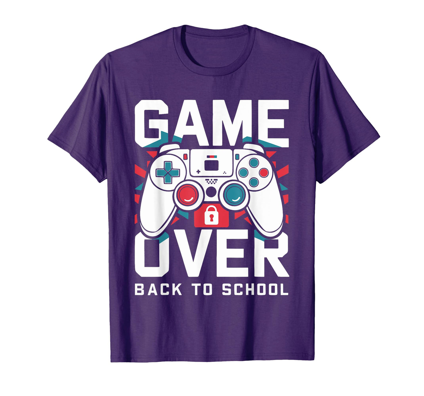 Game Over Back To School Shirt First Day Of School Boy Girl T-Shirt
