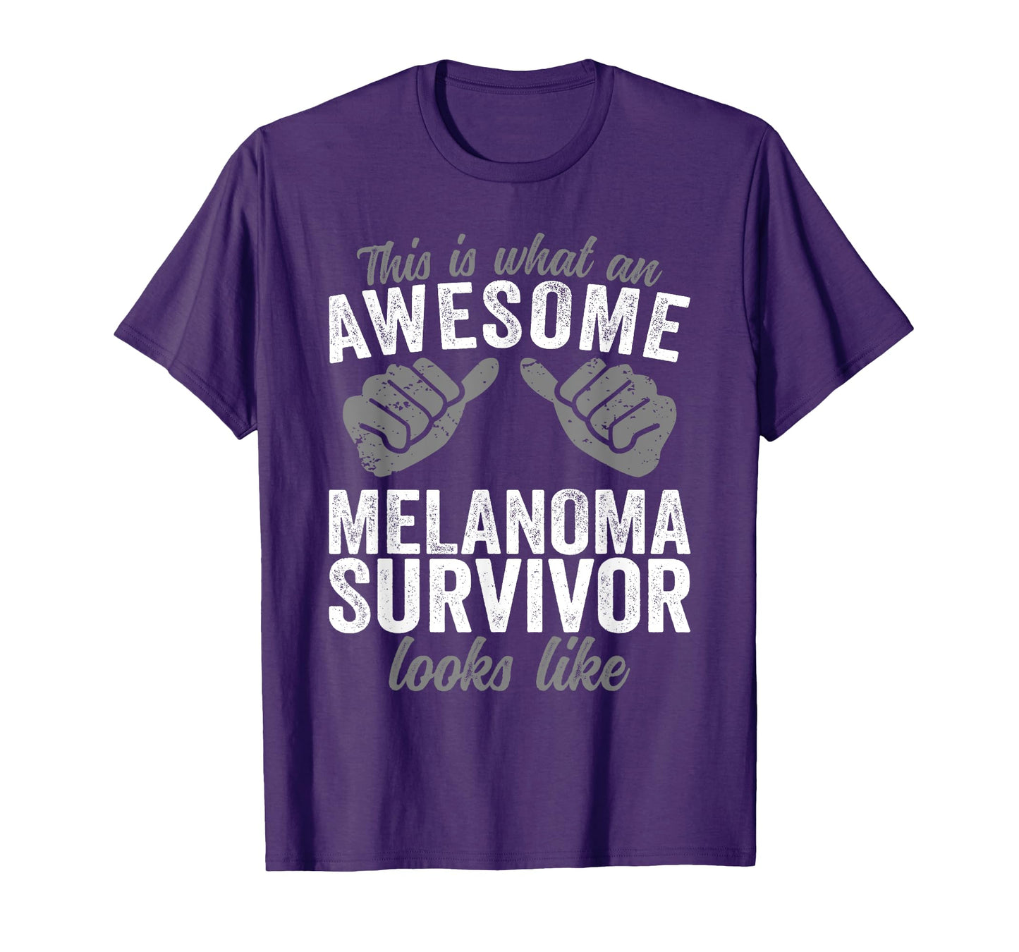 Melanoma Survivor awesome looks like Melanoma Cancer T-Shirt