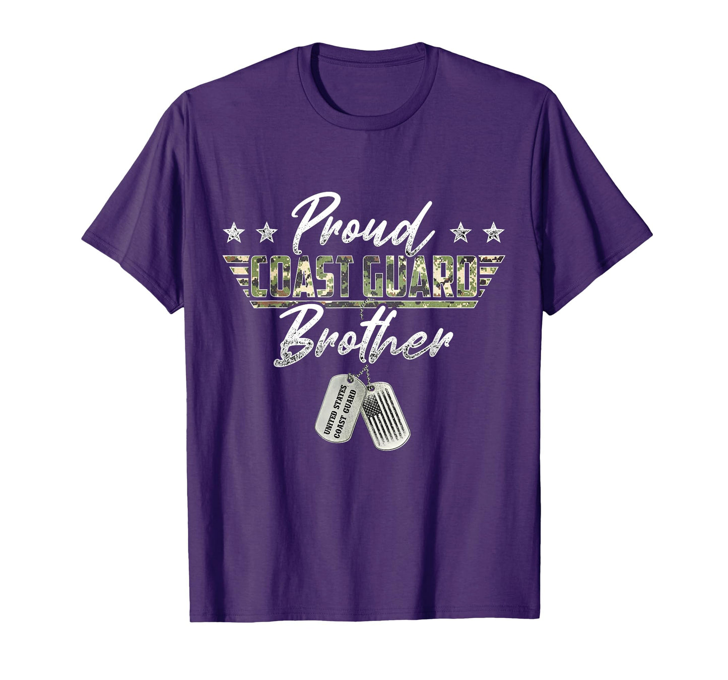 Proud Coast Guard Brother American Military Gifts T-Shirt