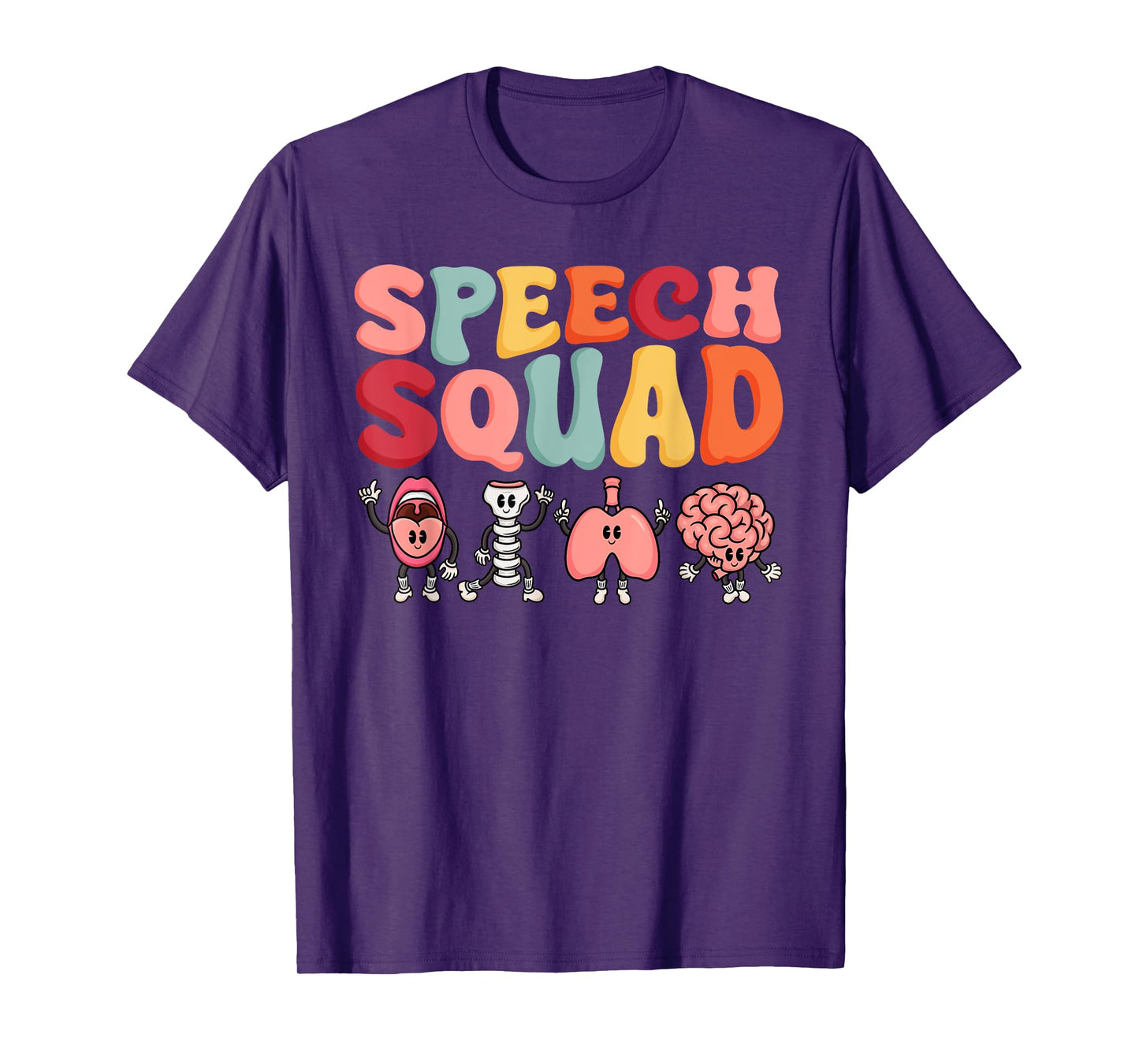 Speech Squad Funny Speech Language Pathologist Therapist T-Shirt