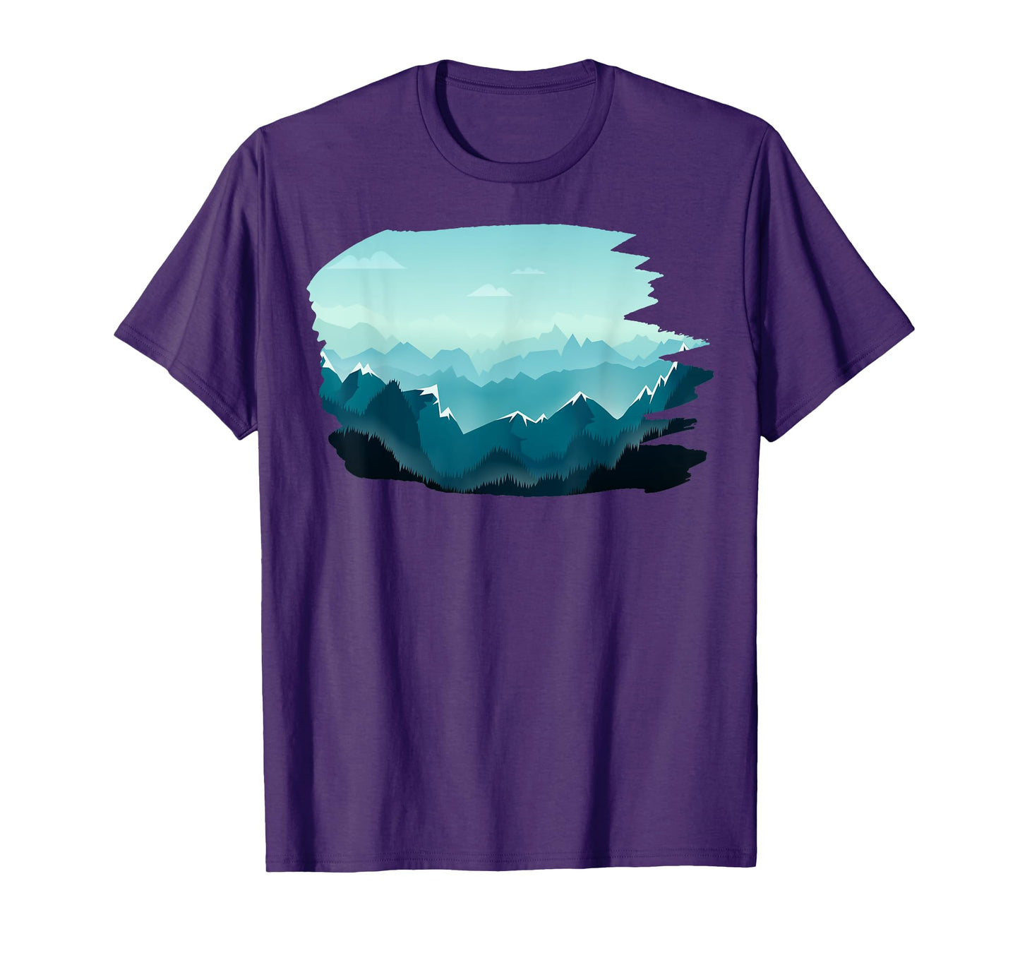Timeless Mountain, Nature Trees and Forest T-Shirt