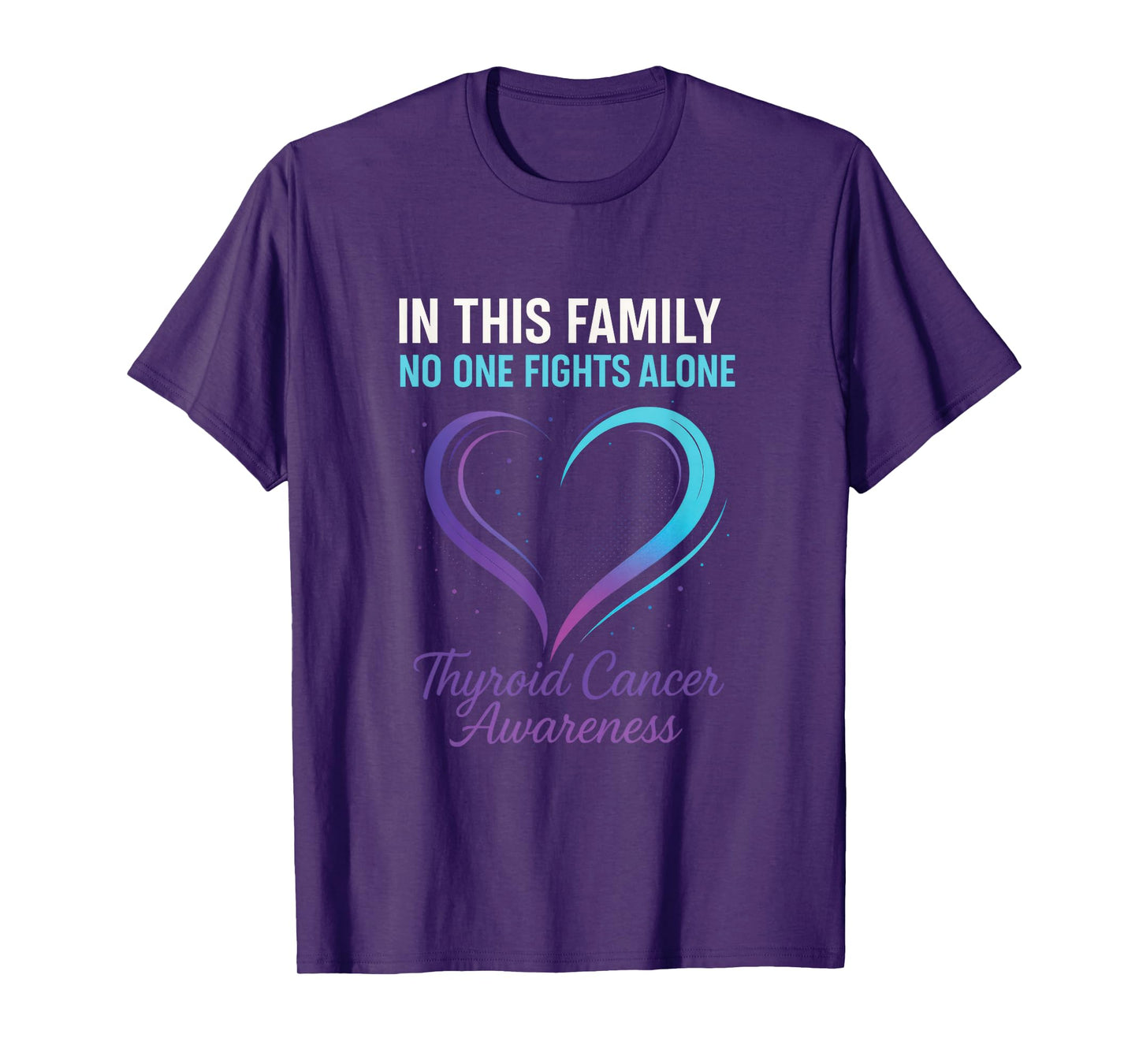 This Family - Thyroid Cancer Awareness Art T-Shirt