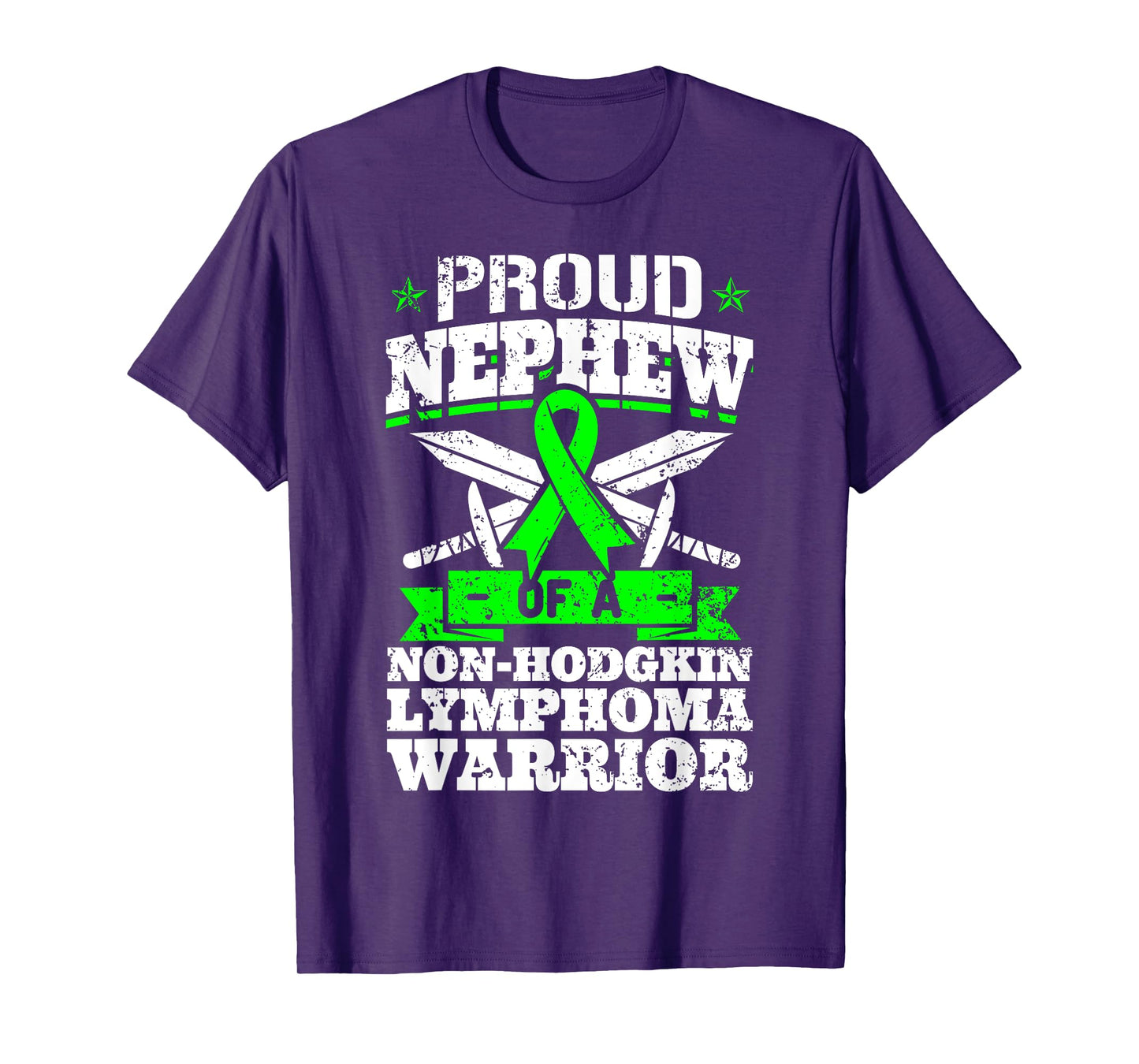 Proud Nephew Of A Non-Hodgkin Lymphoma Warrior Awareness T-Shirt