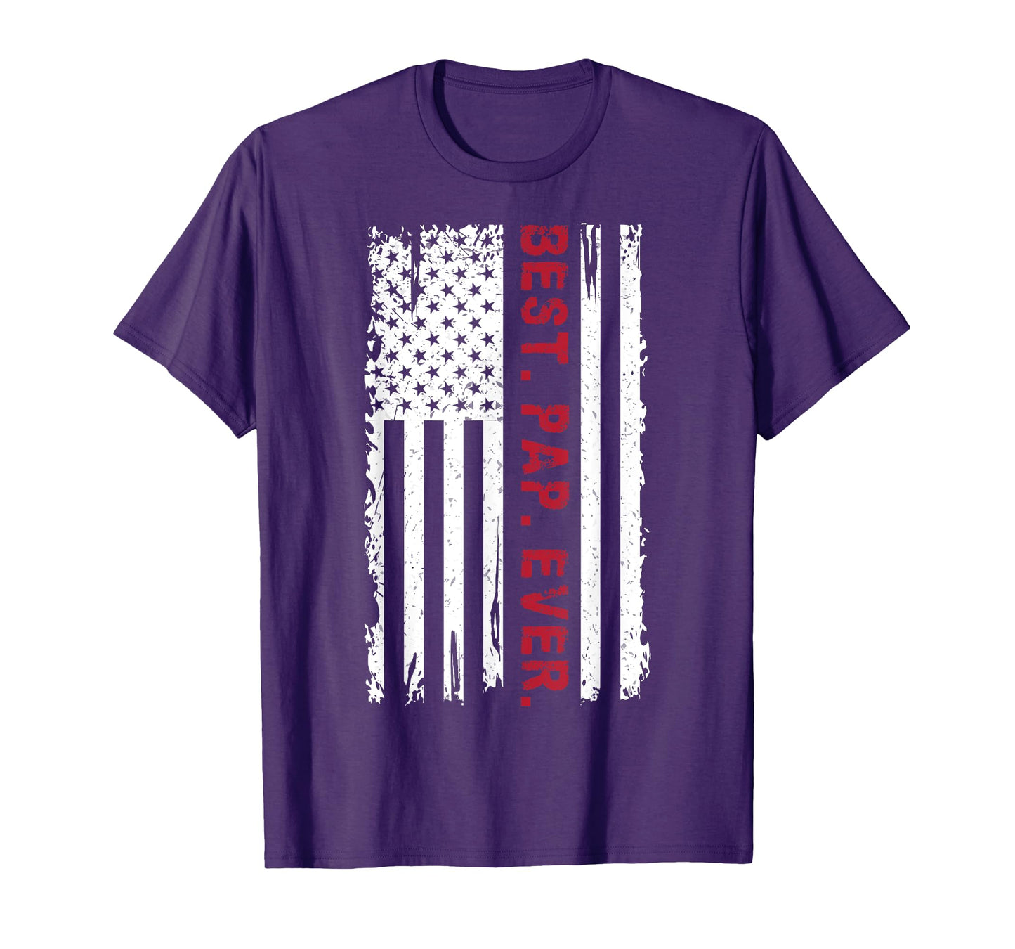 US Flag Best Pap Ever Father's Day Tee Daddy Grandpa Vintage T-Shirt