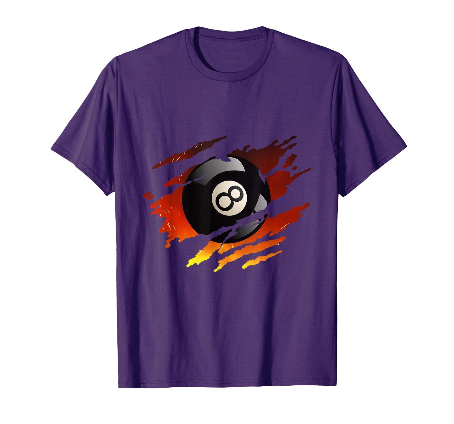 Billiards Men 8 Ball Pool Pool League Snooker Eight Ball T-Shirt