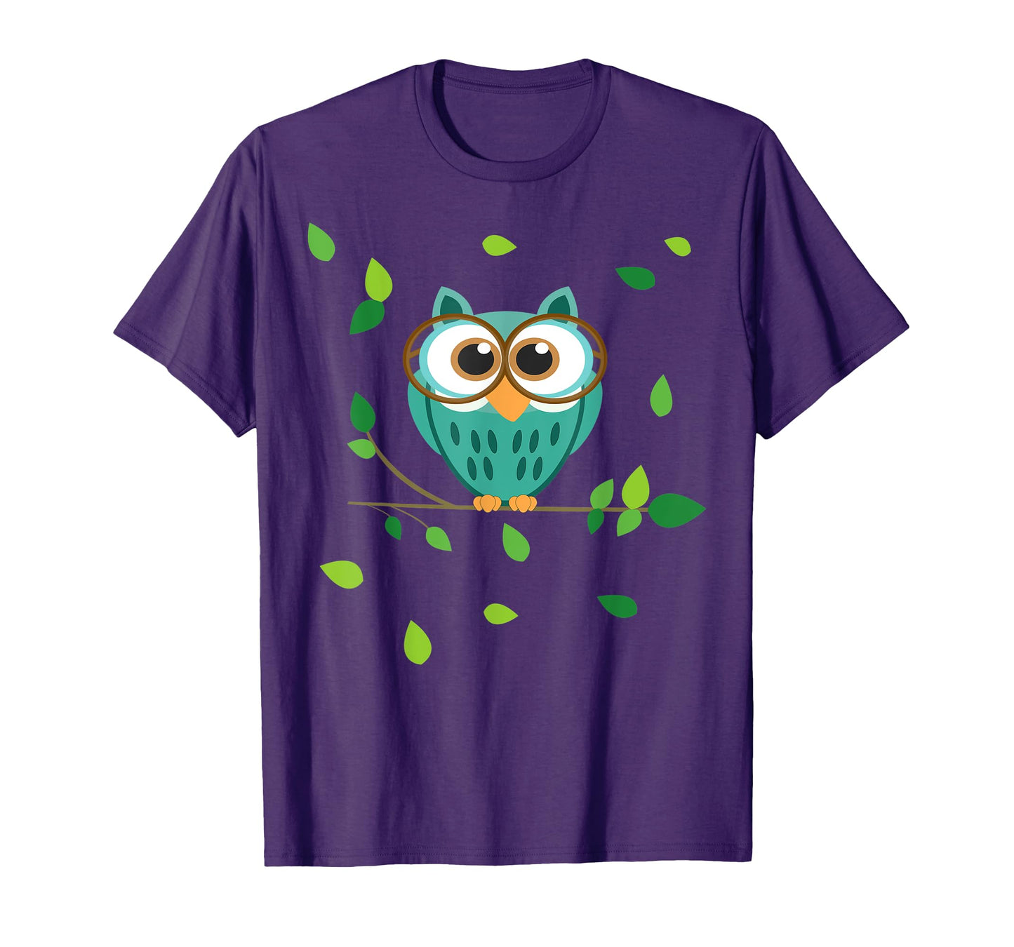 Cute little Owl in the Forest Owls Baby on a Branch T-Shirt