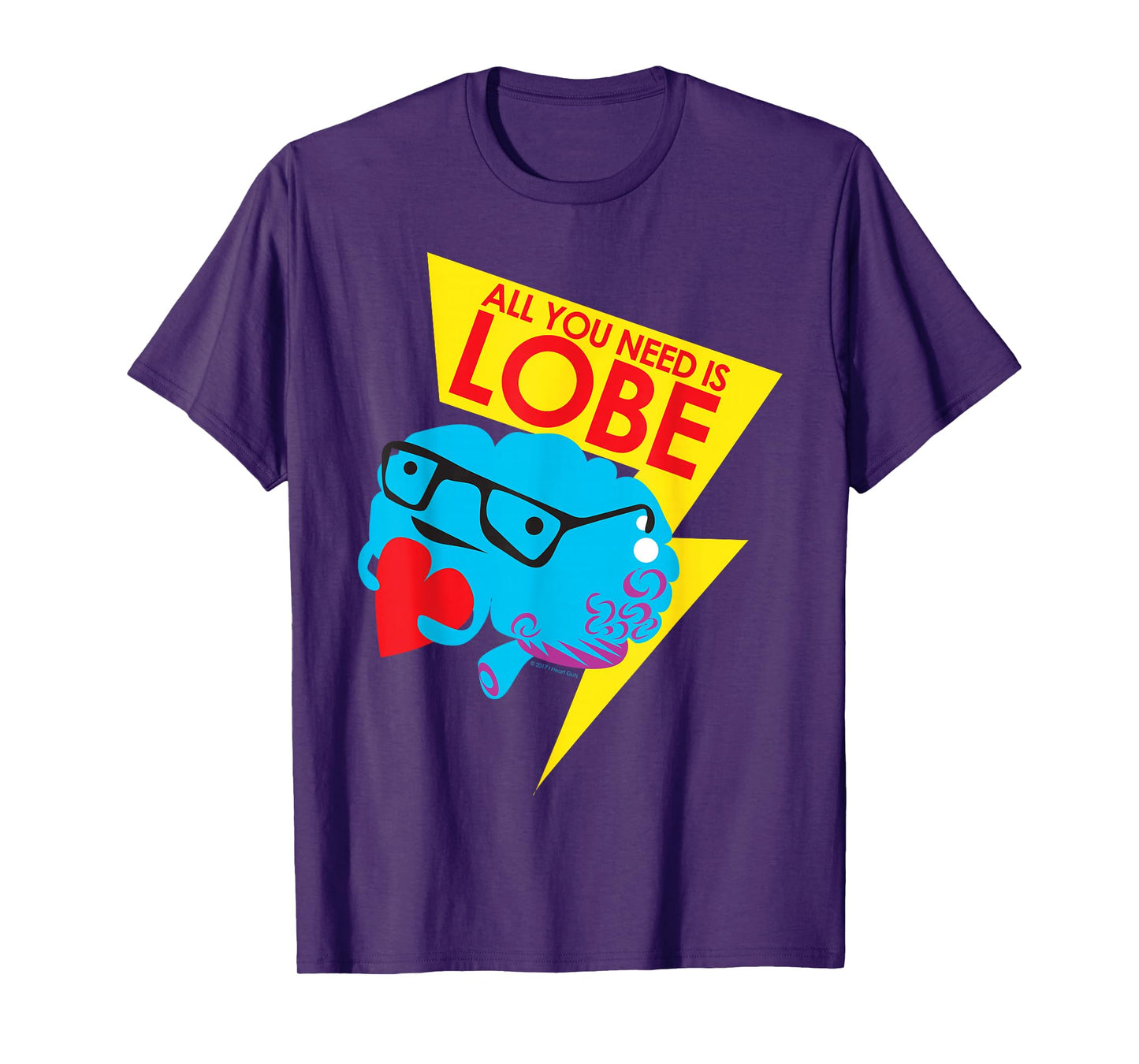 Cute Brain Shirt - Funny Brain Neuroscience Nerdy Humor T-Shirt
