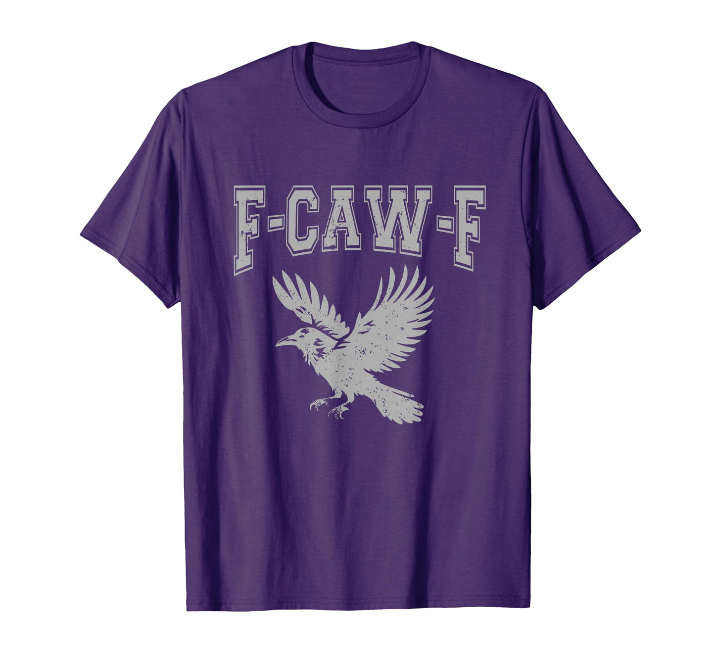 Funny F CAW F Crow Gothic Halloween Crow for Adults T-Shirt