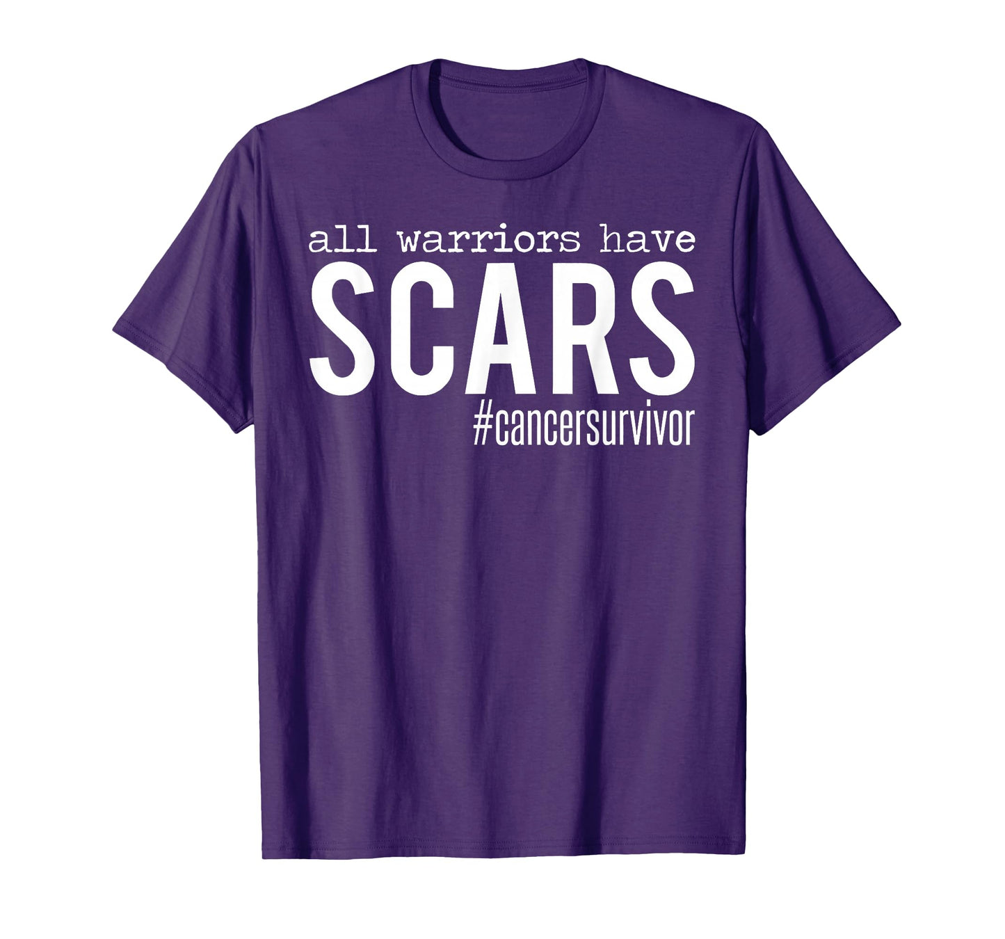All Warriors Have Scars Breast Cancer Survivor Awareness T-Shirt